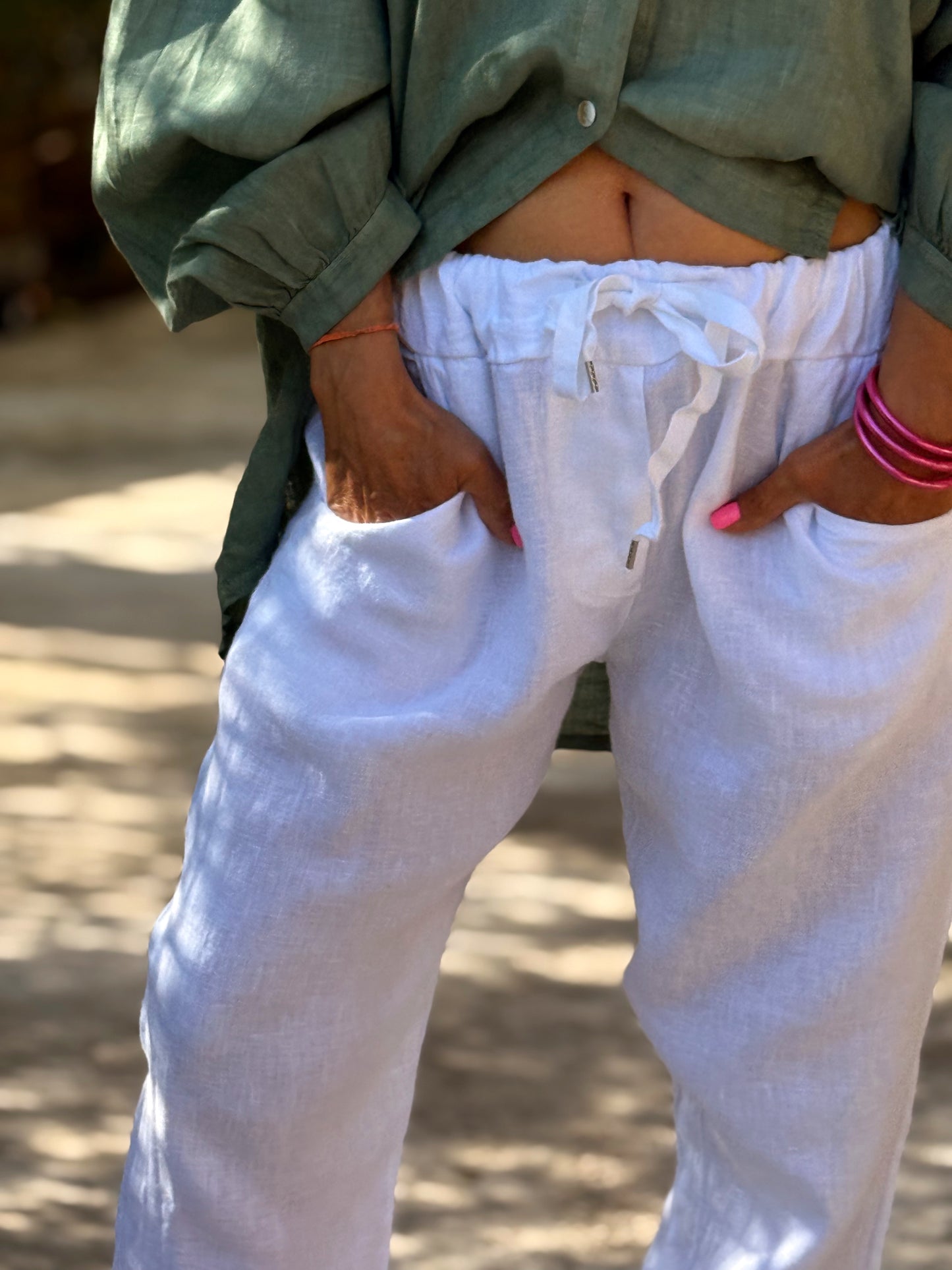 PANTALON LINO MANU
