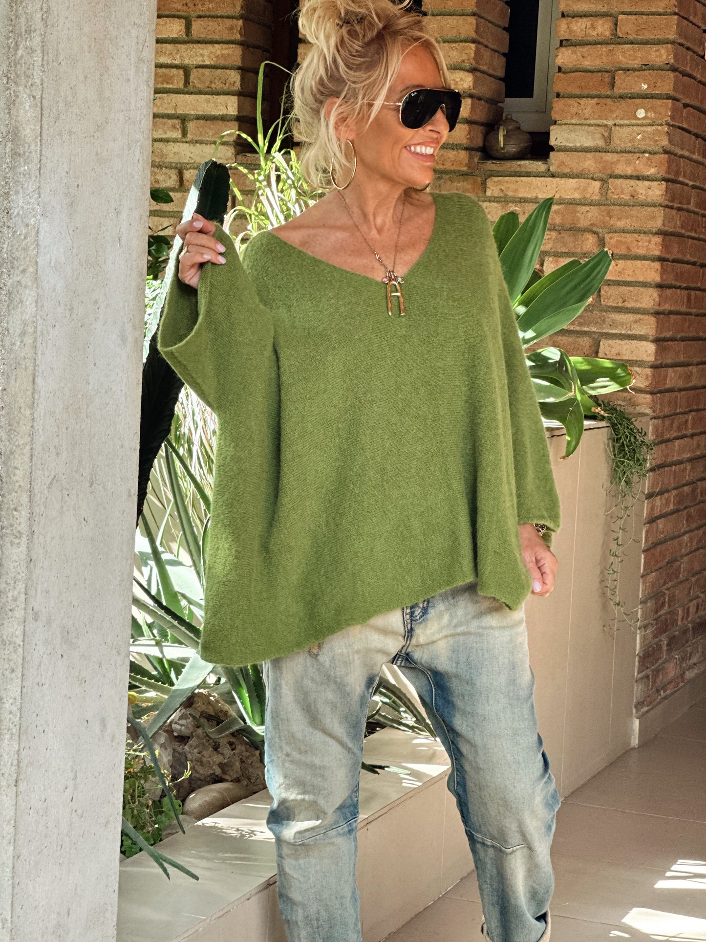 JERSEY OVERSIZE ALPACA NINA OLIVA