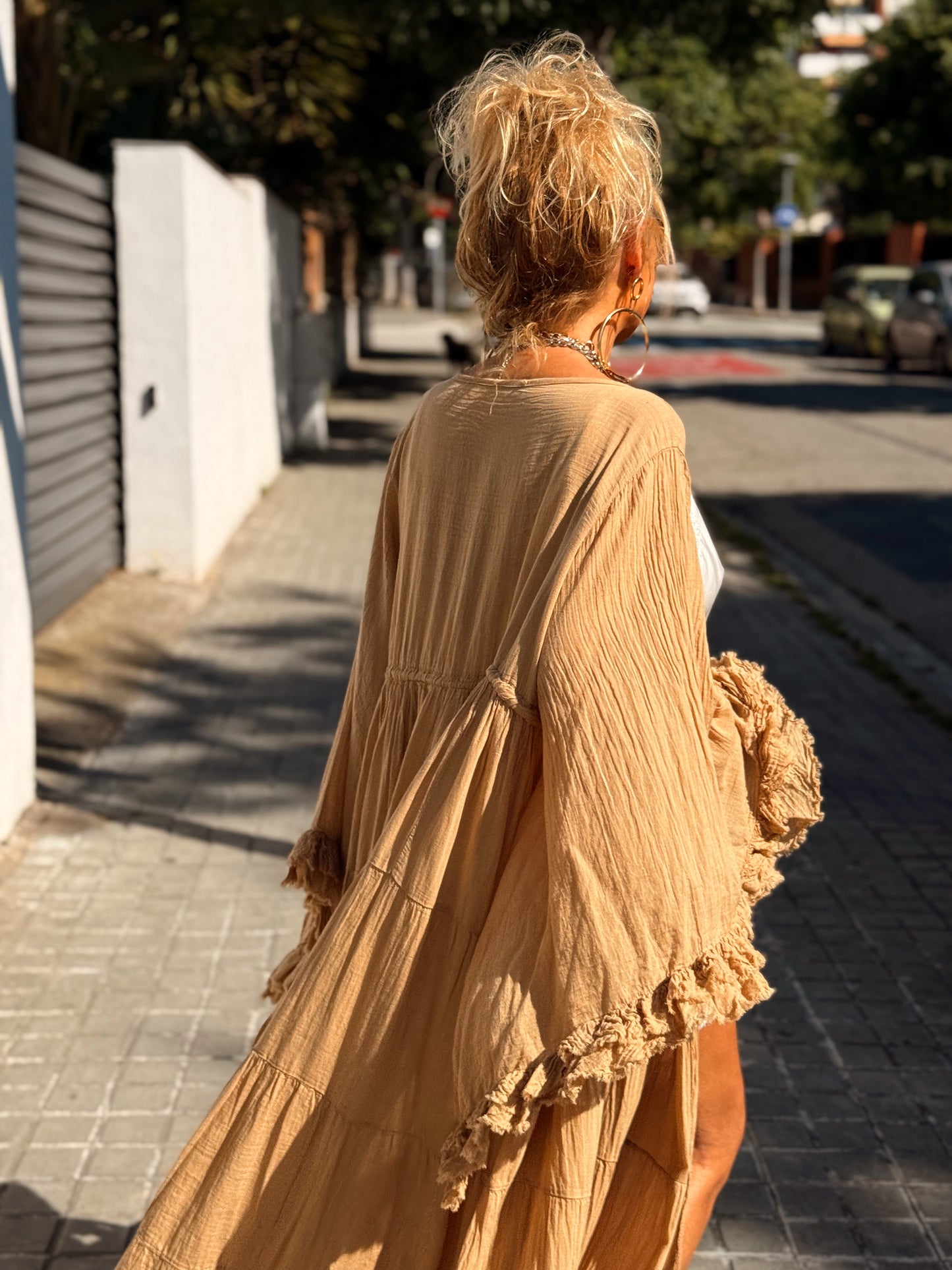 KIMONO SUPER OVERSIZE BOHO MULTICOLOR