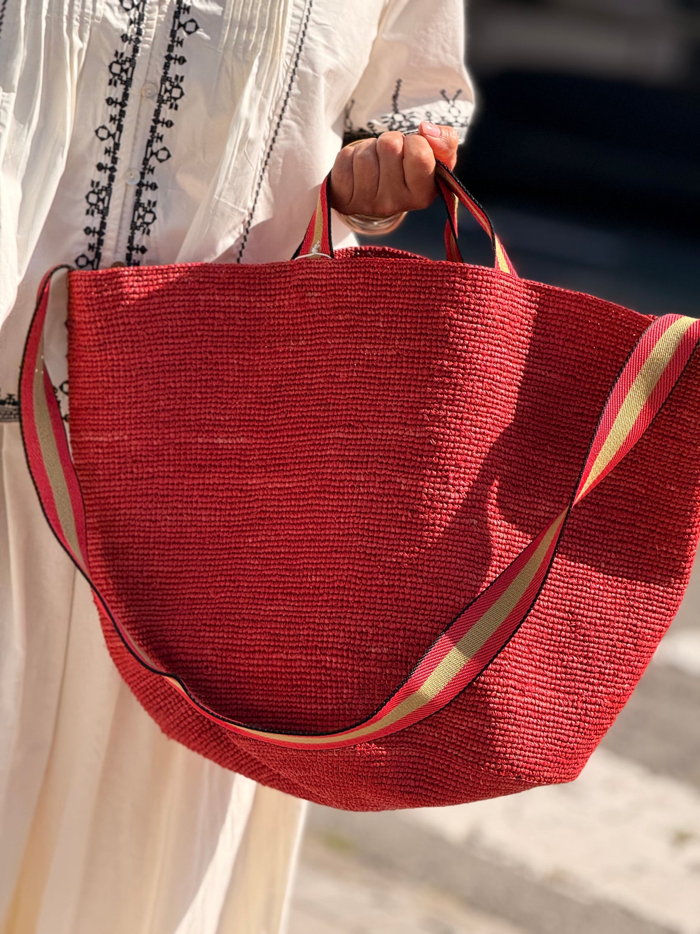 BOLSO CESTAS MULTICOLOR