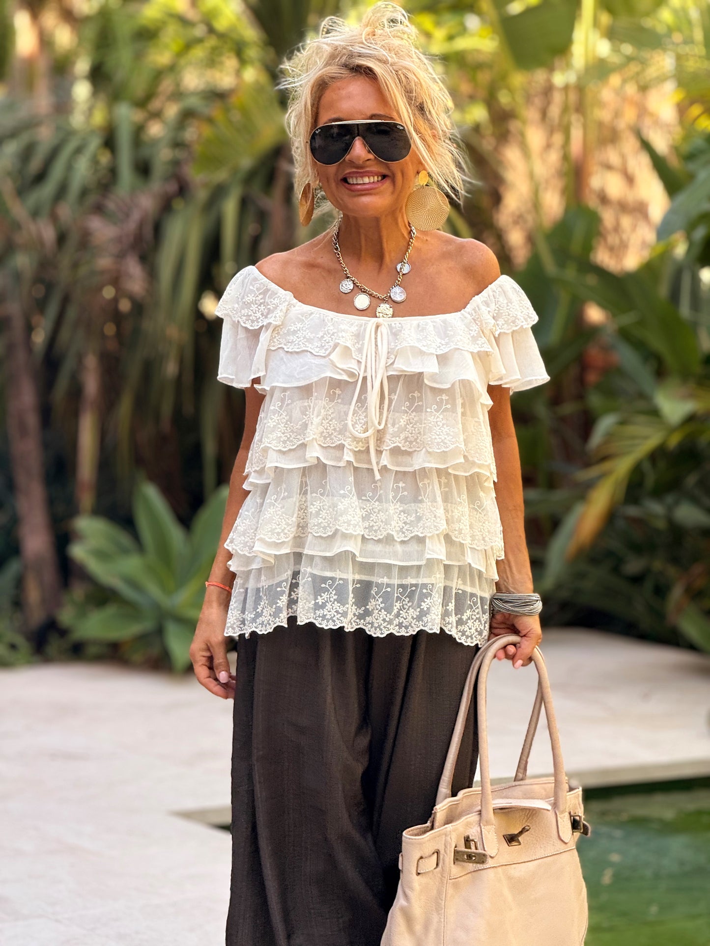 BLUSA ENCAGE BOHO VAINILLA