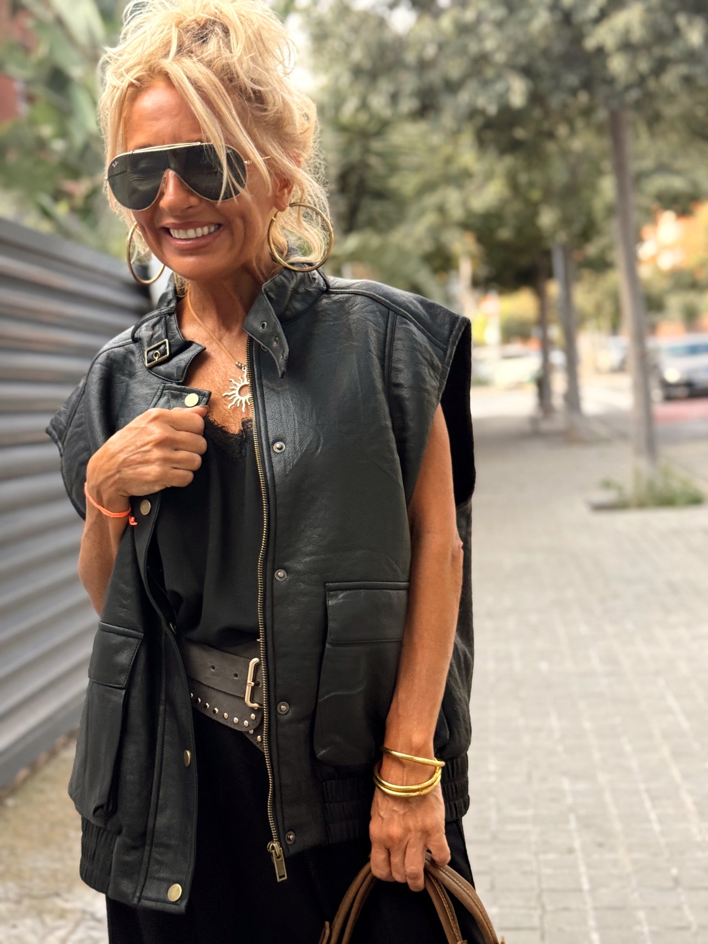 CHALECO POLIPIEL LEONARDO MULTICOLOR