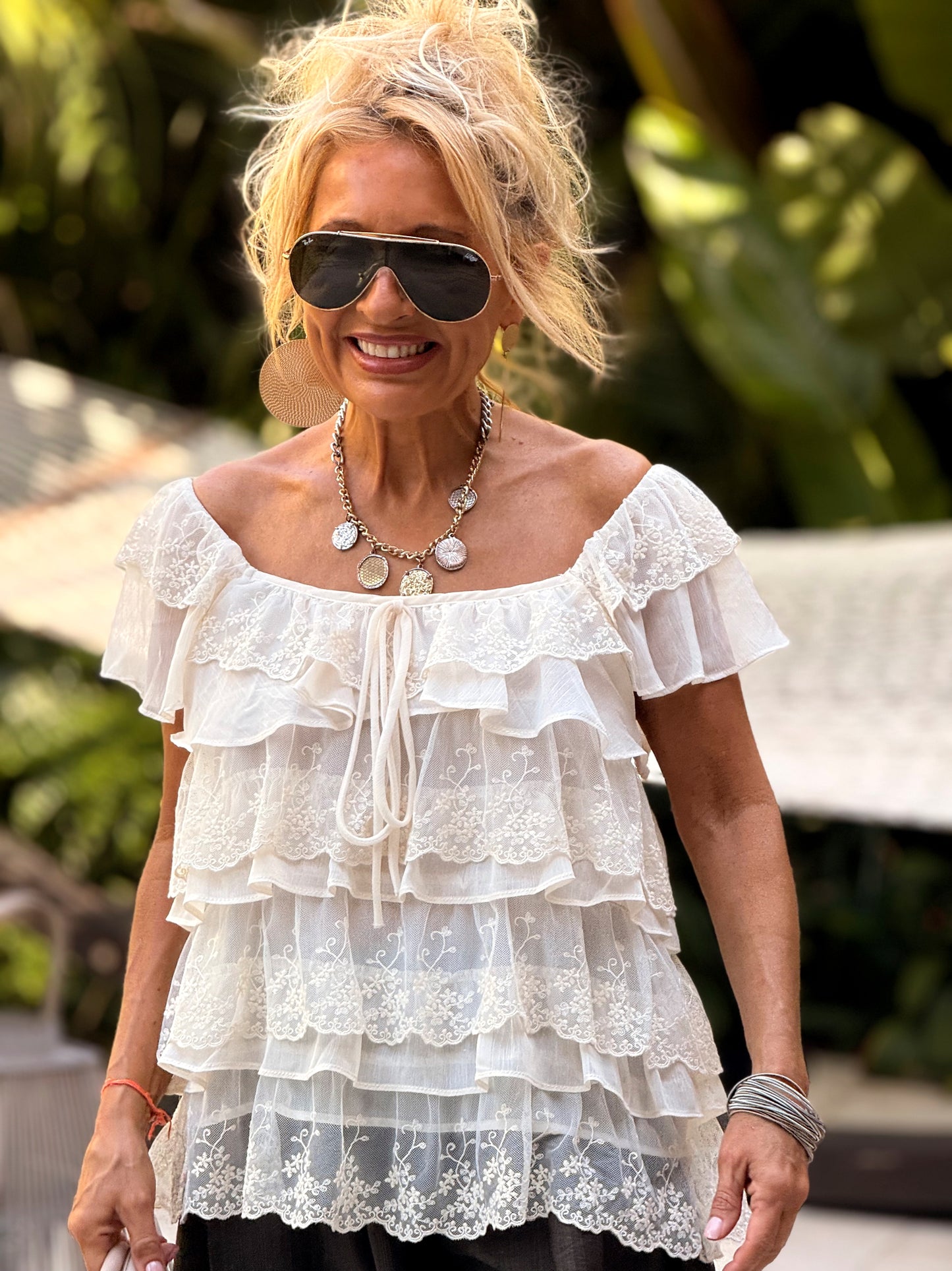 BLUSA ENCAGE BOHO VAINILLA