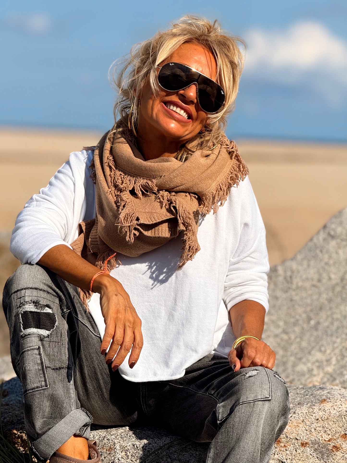 BUFANDA FLECOS CELINE MULTICOLOR