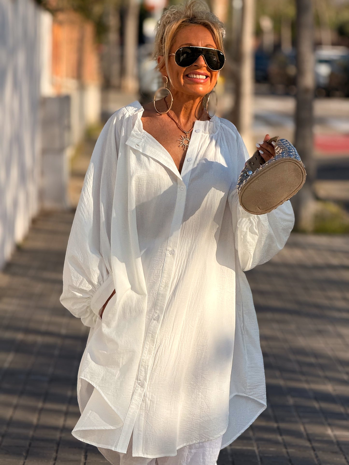 VESTIDO OVERSIZE NINA MULTICOLOR