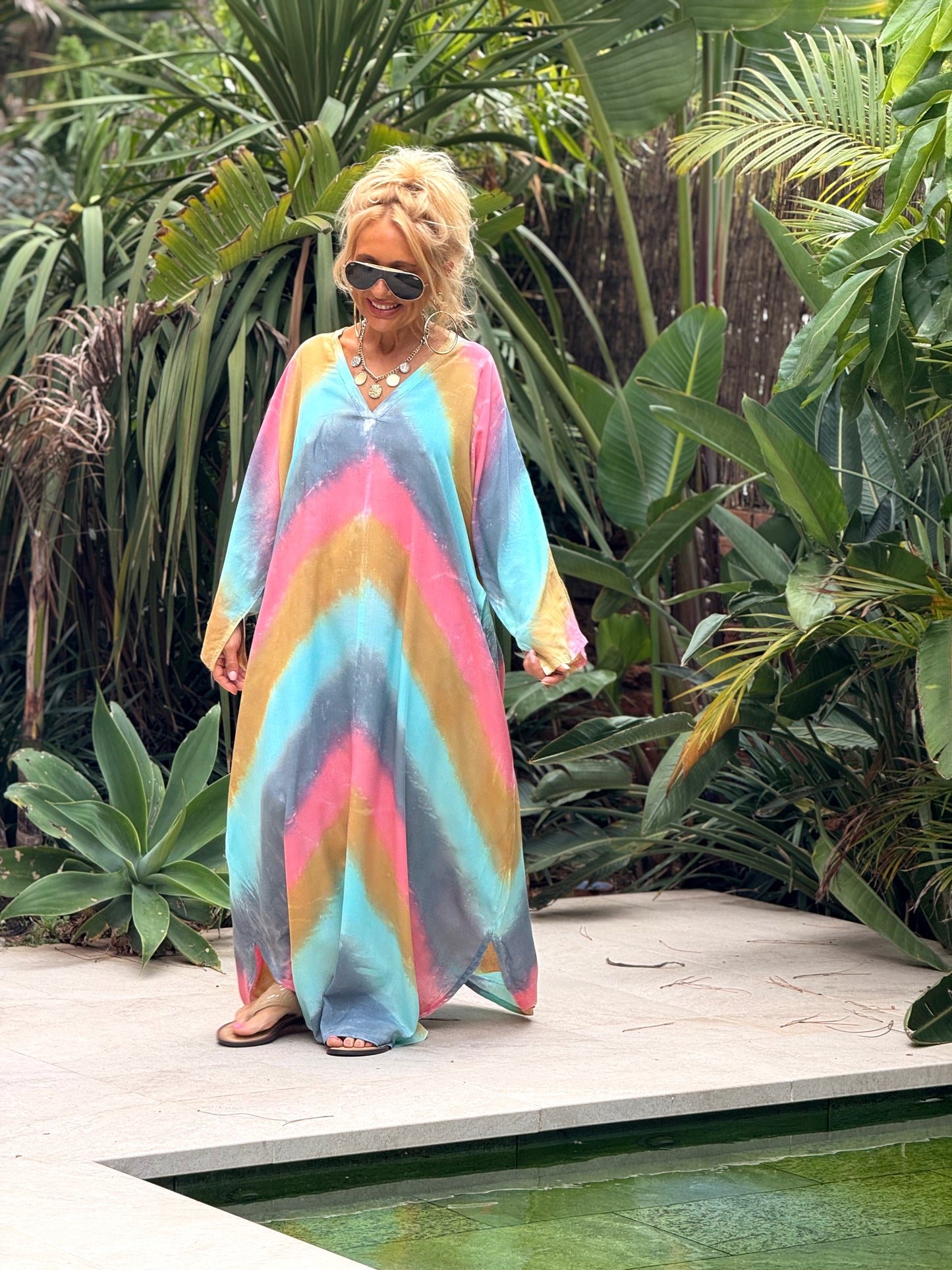 VESTIDO OVERSIZE IBIZA MULTICOLOR