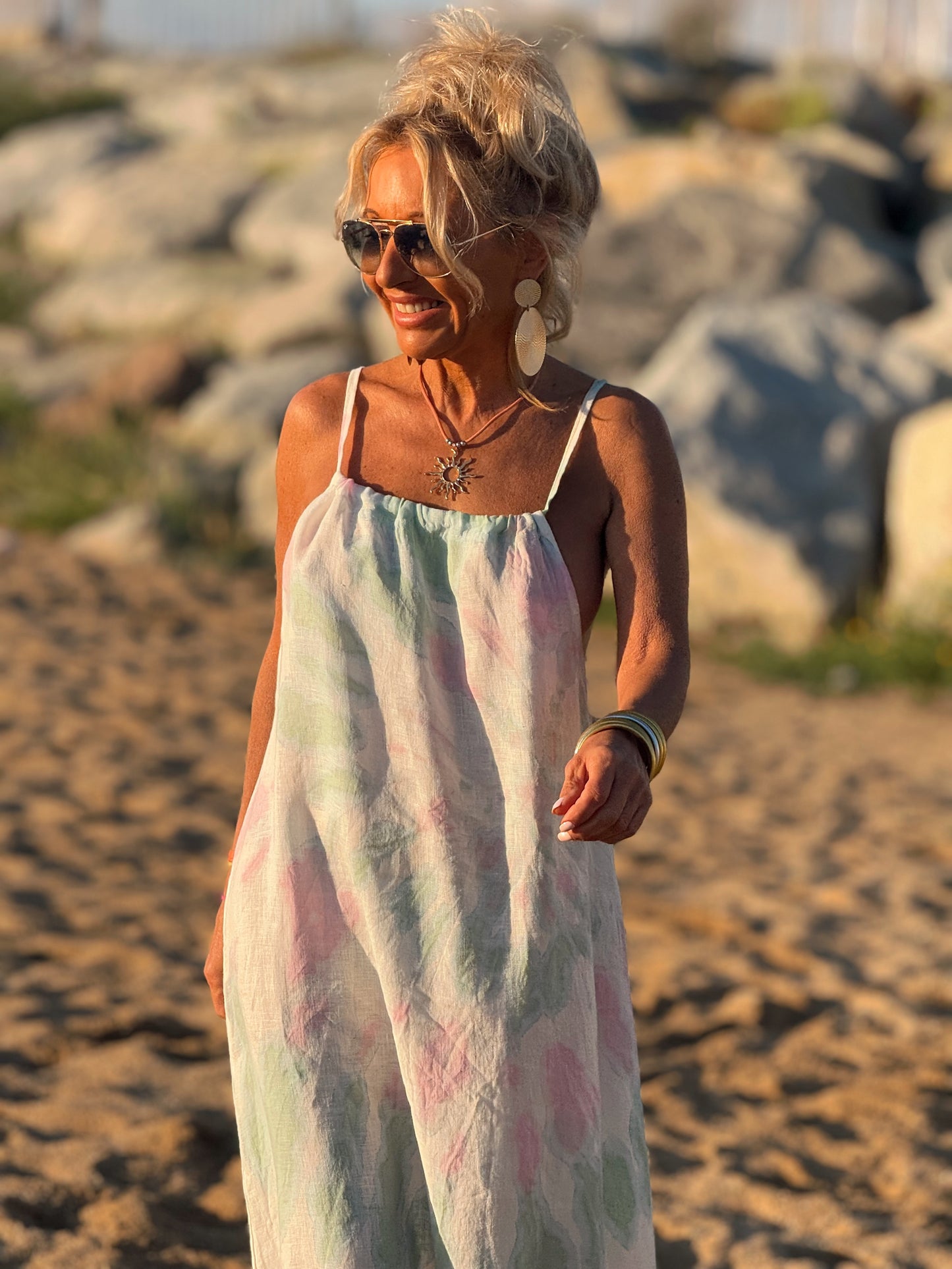 VESTIDO TYE&DYE MENTA-ROSA