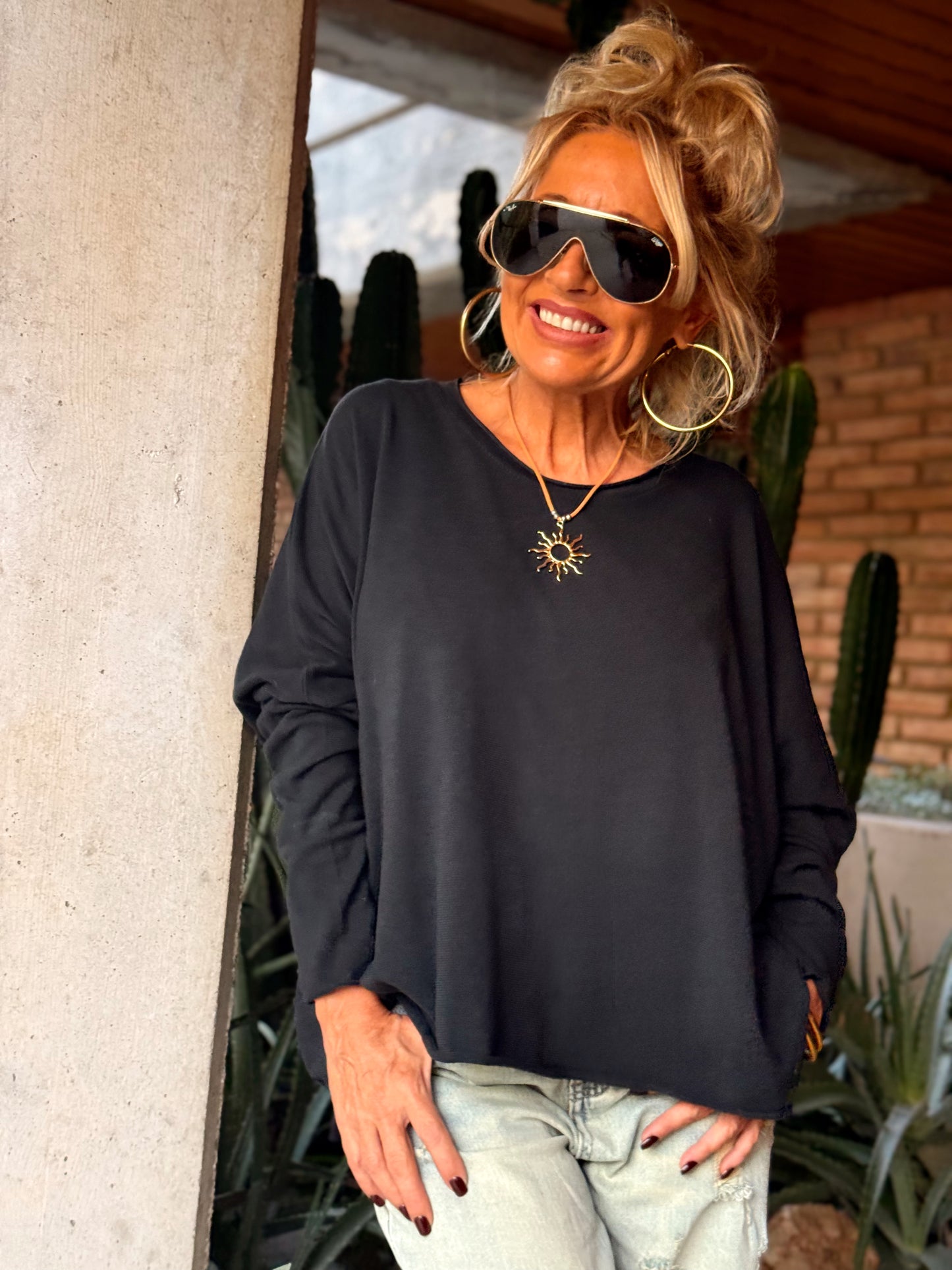 CAMISETA DESGASTADA OVERSIZE DANI MULTICOLOR