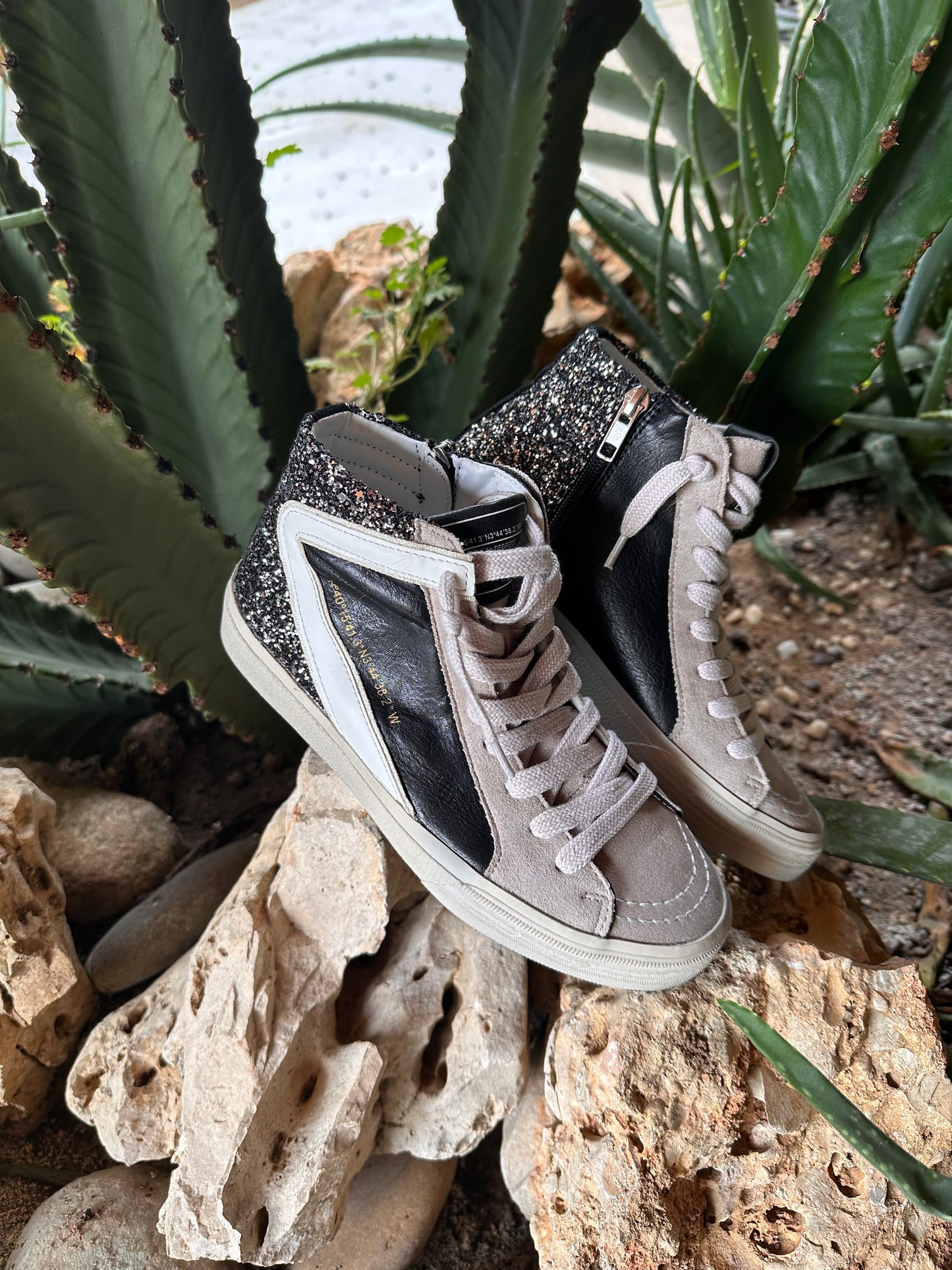 SNEAKERS CHIARA LENTEJUELAS NEGRO