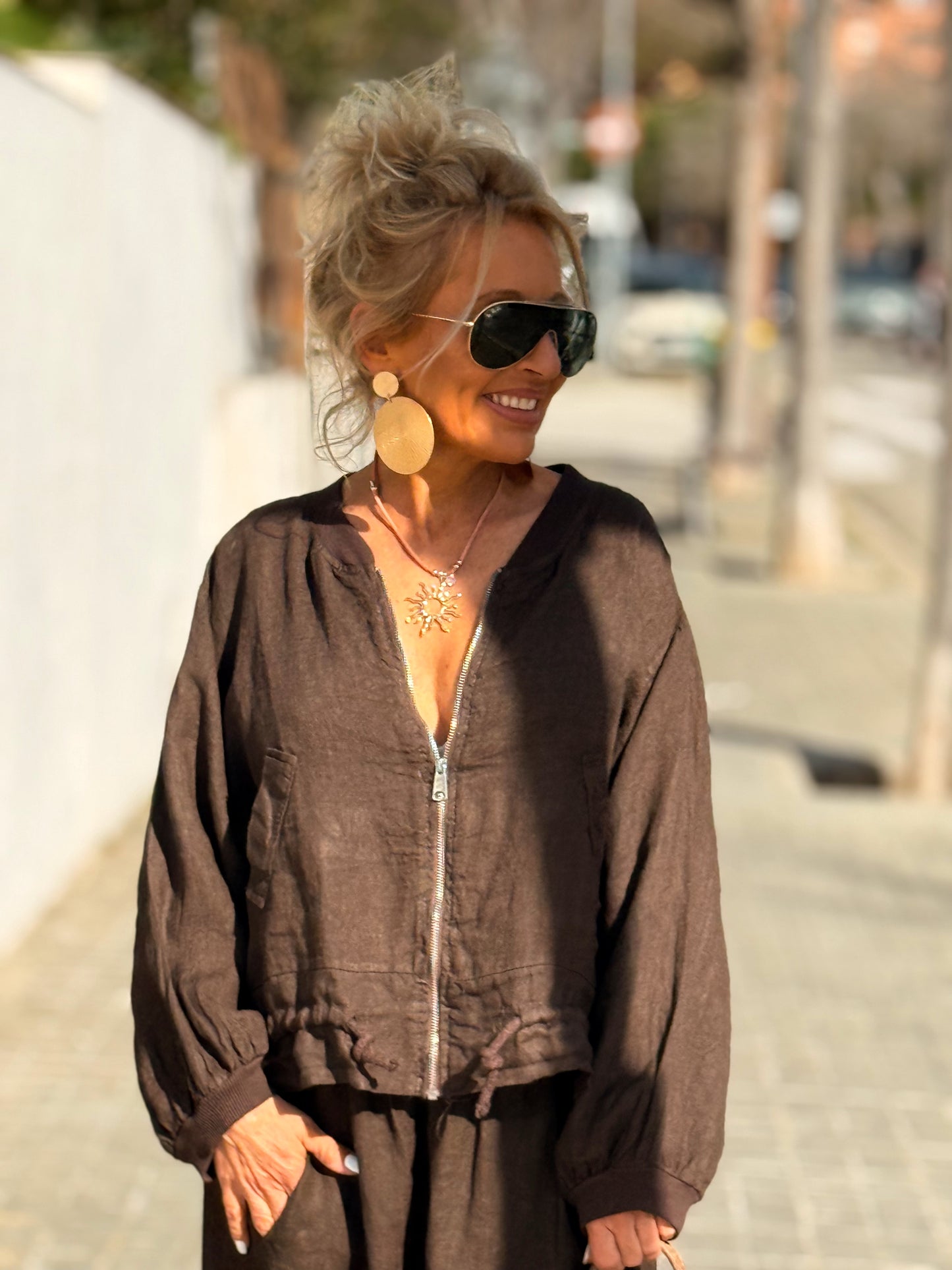 BOMBER LINO CAMILLE MULTICOLOR