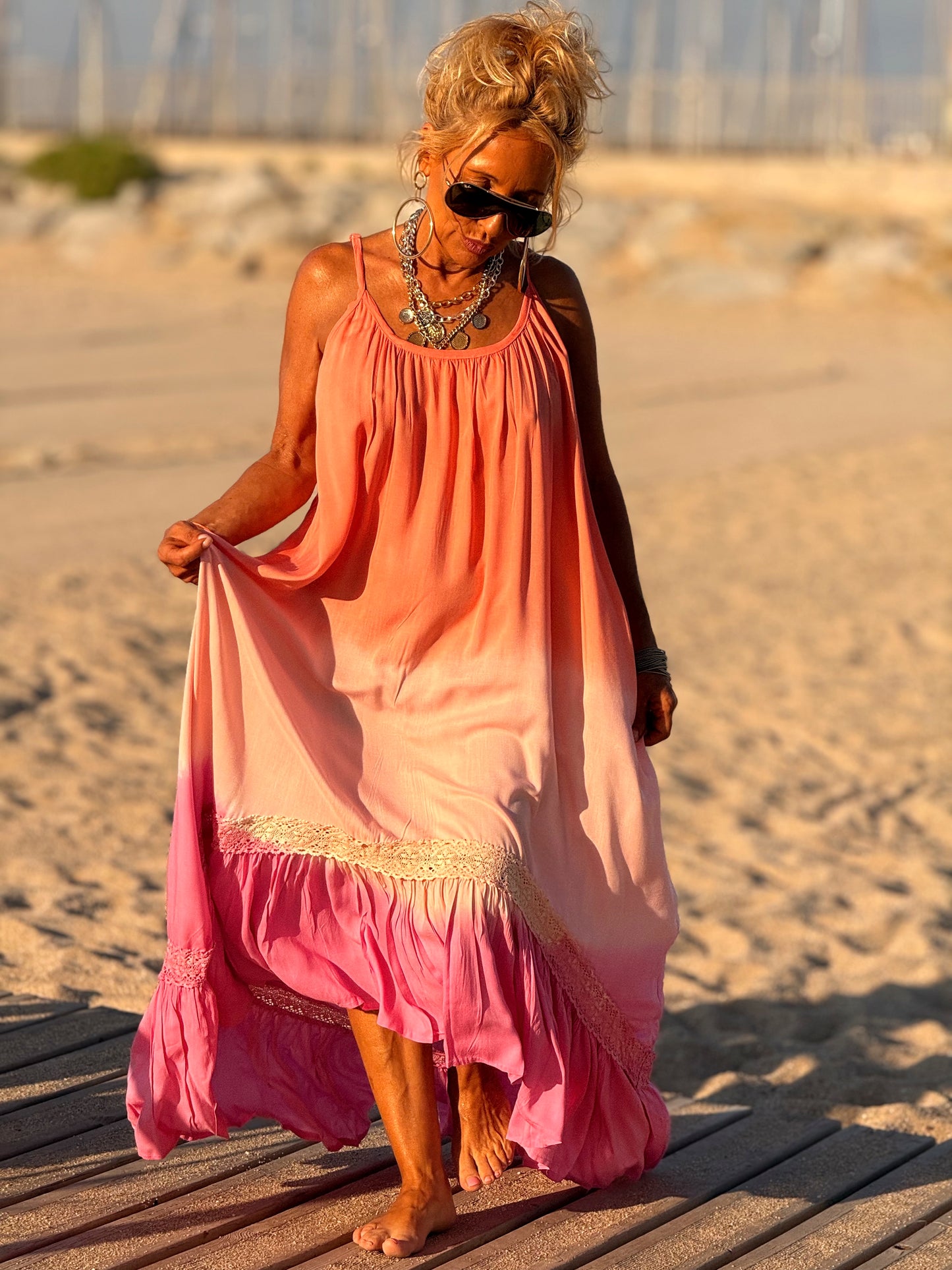 VESTIDO TIRANTE TYE&DYE MULTICOLOR