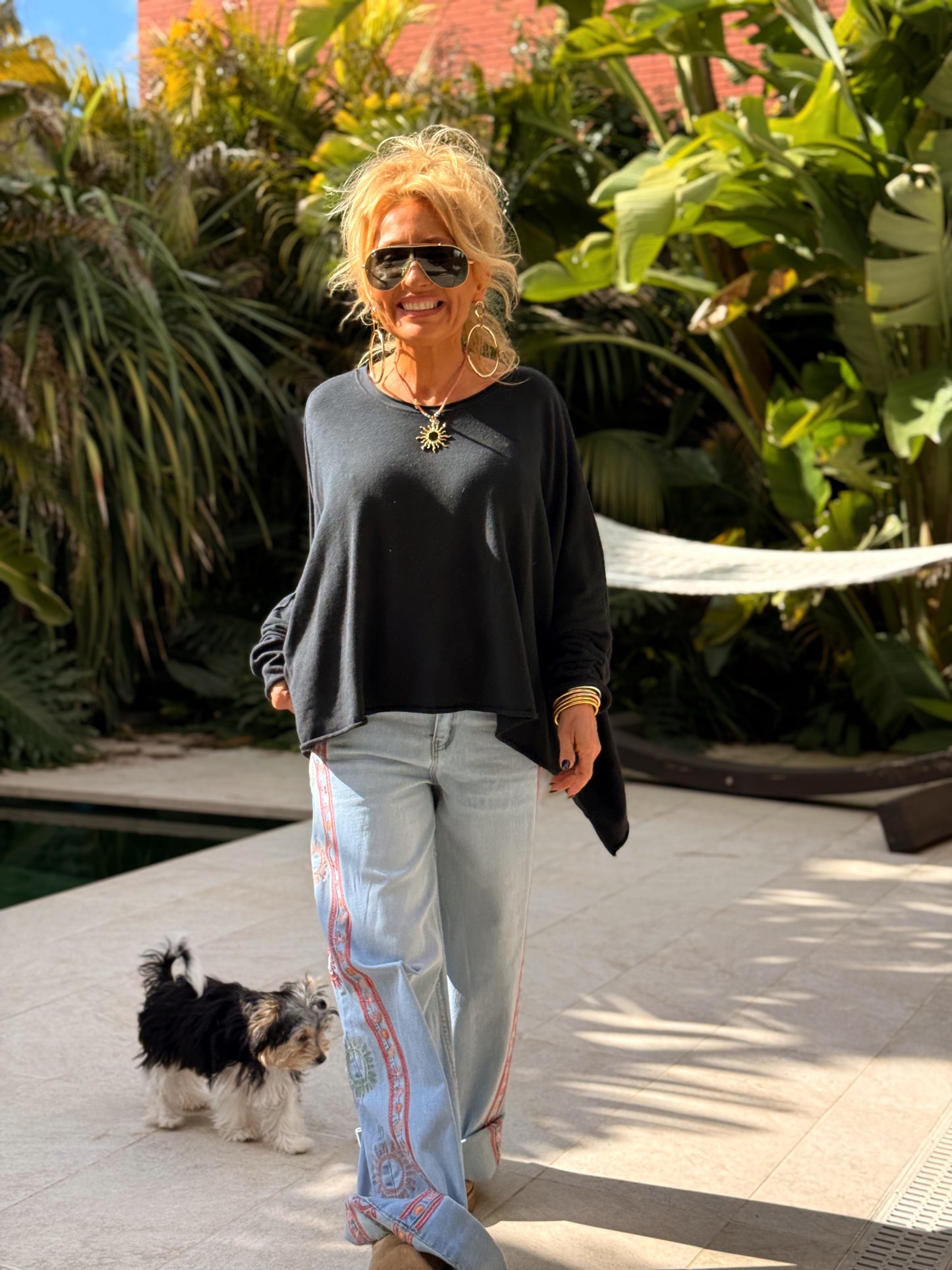 JEANS VAQUEROS HIPPIE TEJANO