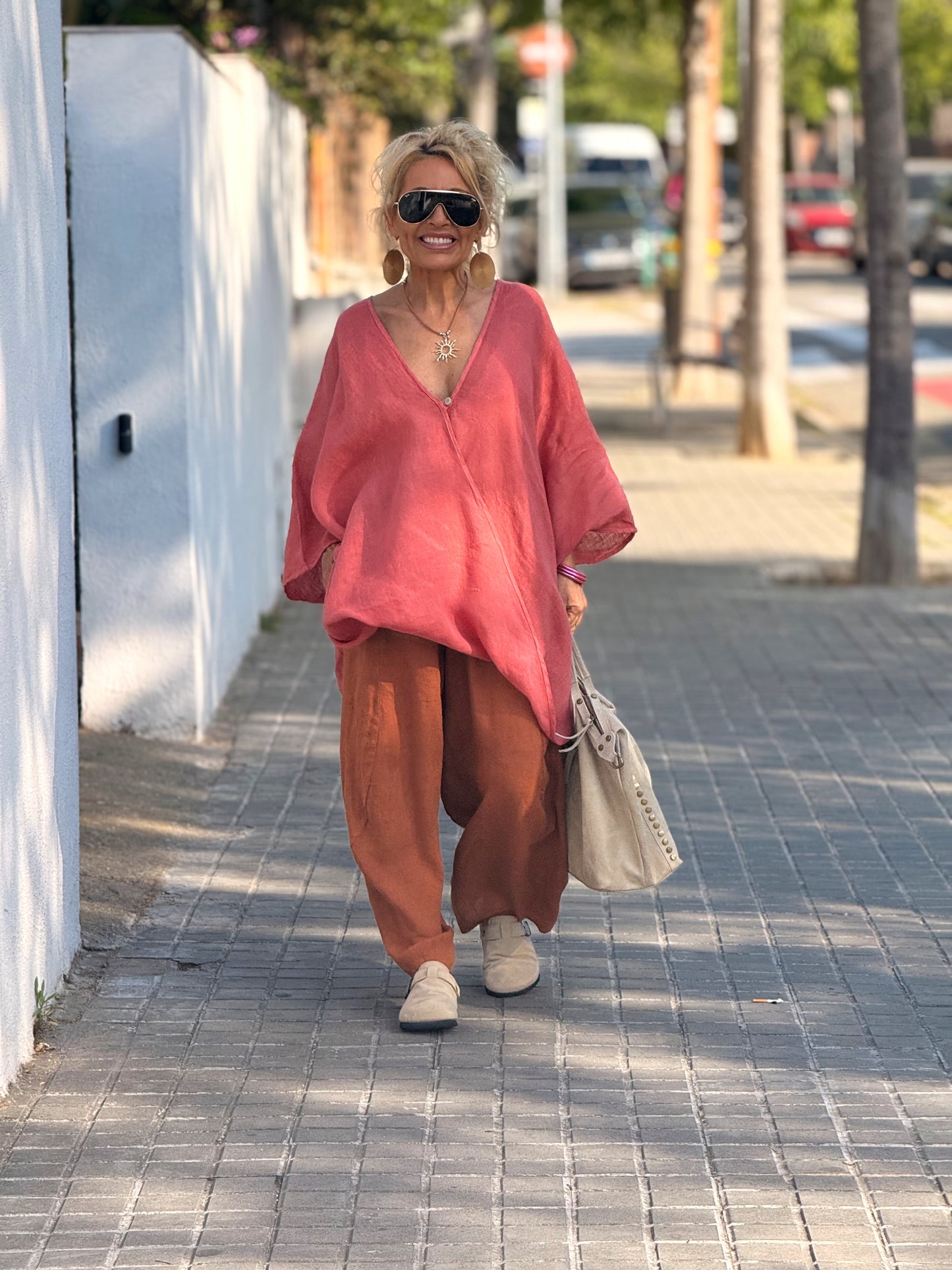 BLUSA SÚPER OVERSIZE MARIO MULTICOLOR