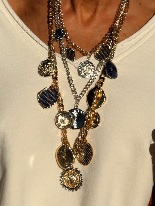 SET COLLAR BOHEMIAN DORADO