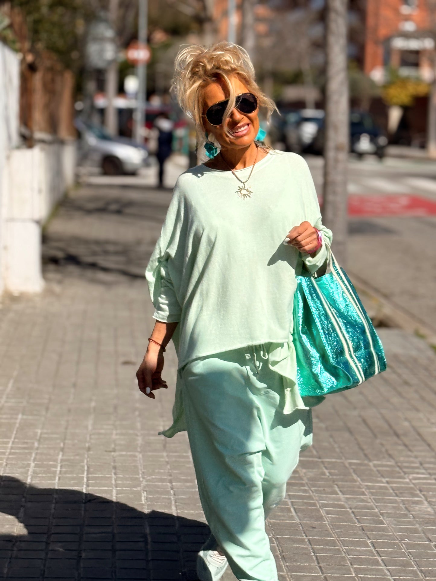 BOLSO BRILLANTE FARO MULTICOLOR