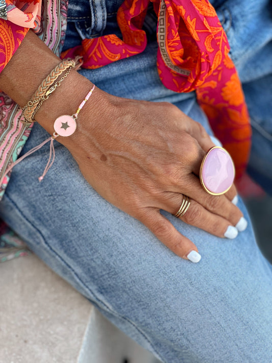 PULSERAS STAR ROSA