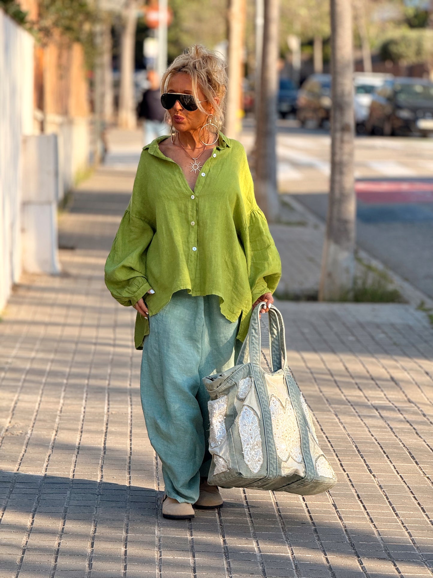 PANTALON OVERSIZE EDEN MULTICOLOR