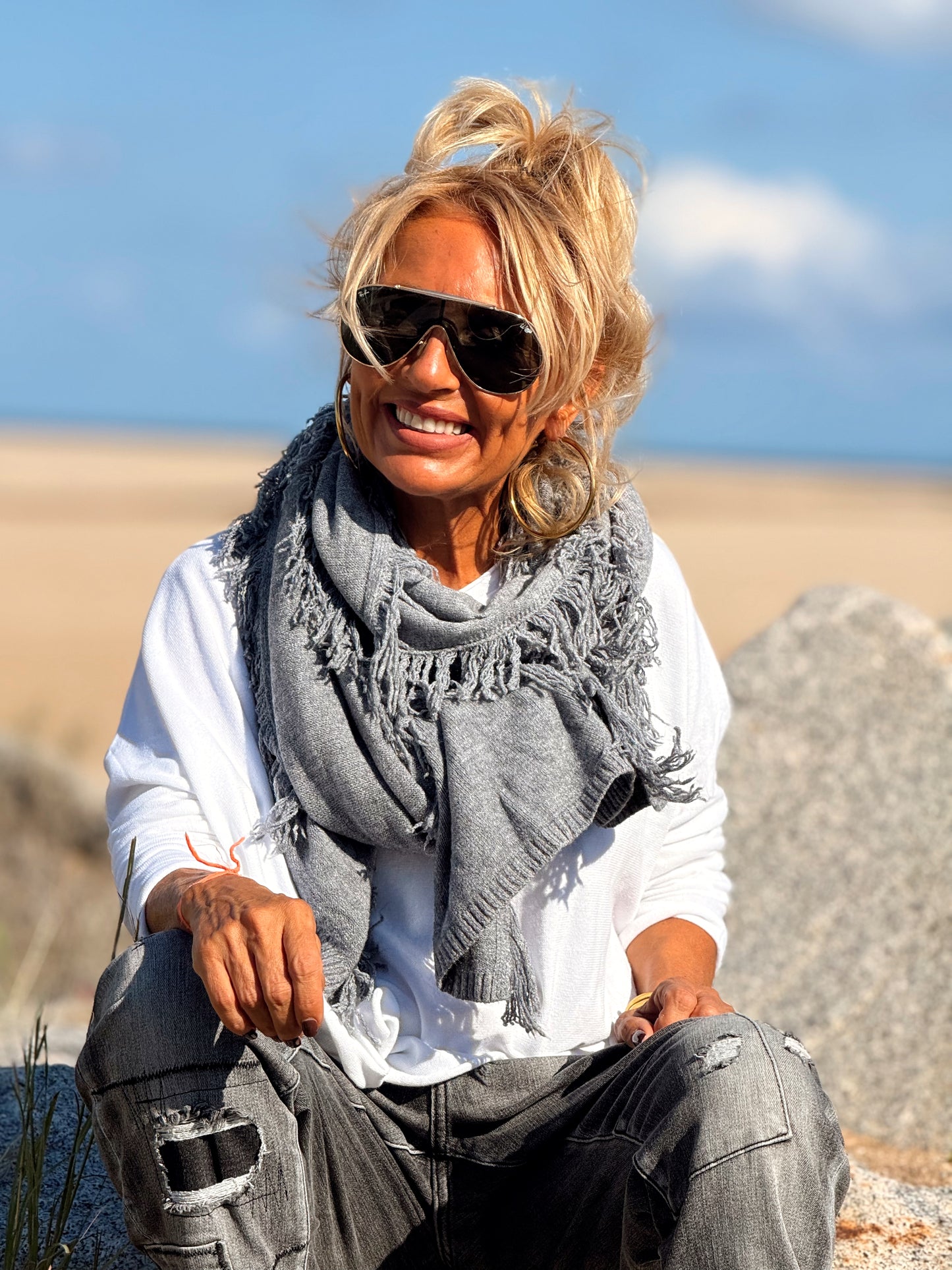 BUFANDA FLECOS CELINE MULTICOLOR