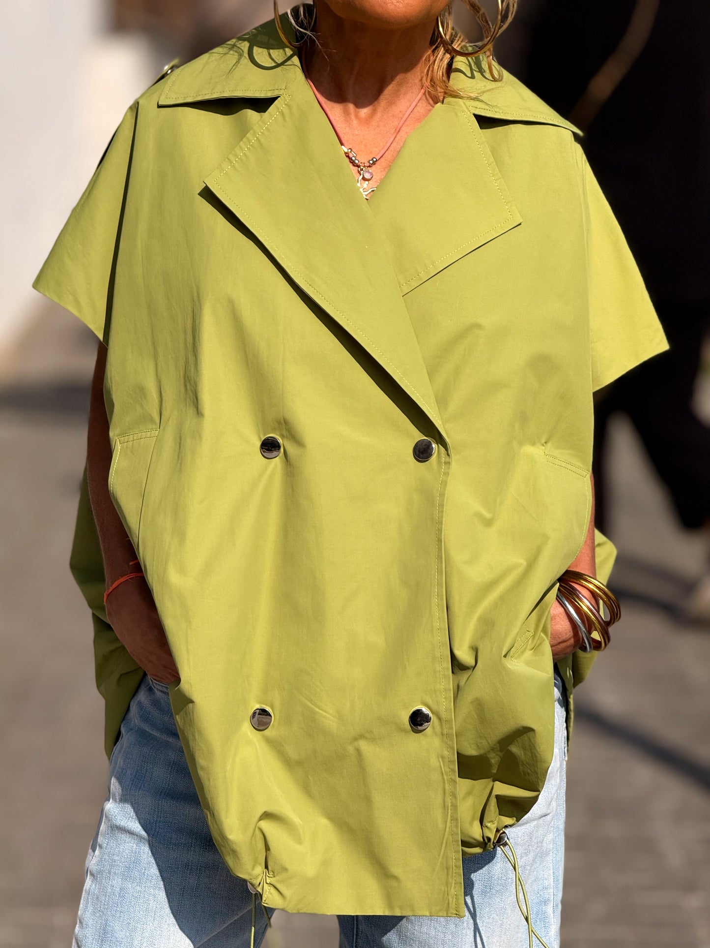 TRENCH OVERSIZE ELOWEN MULTICOLOR