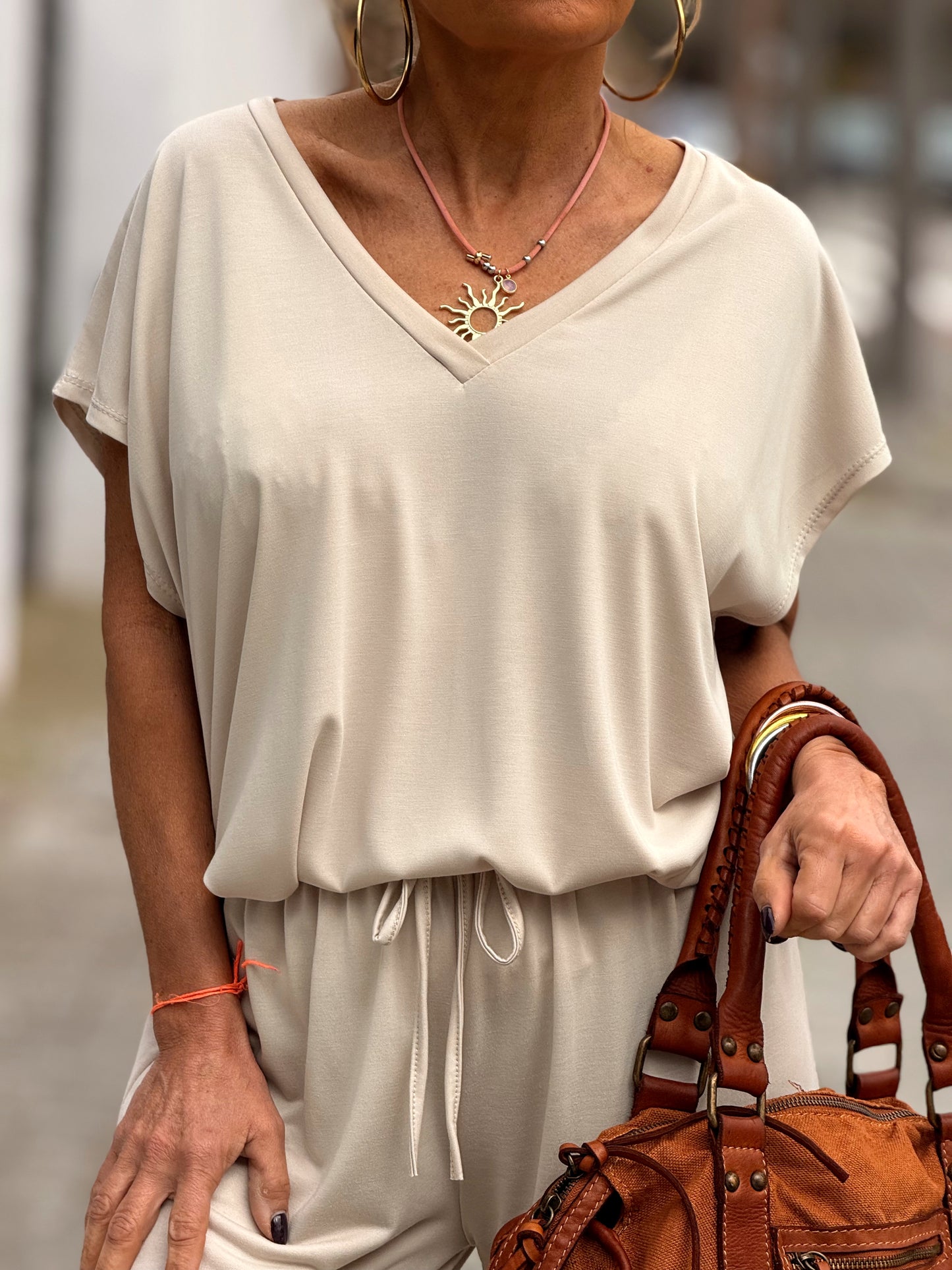 CONJUNTO PANTALON-BLUSA ALBA MULTICOLOR