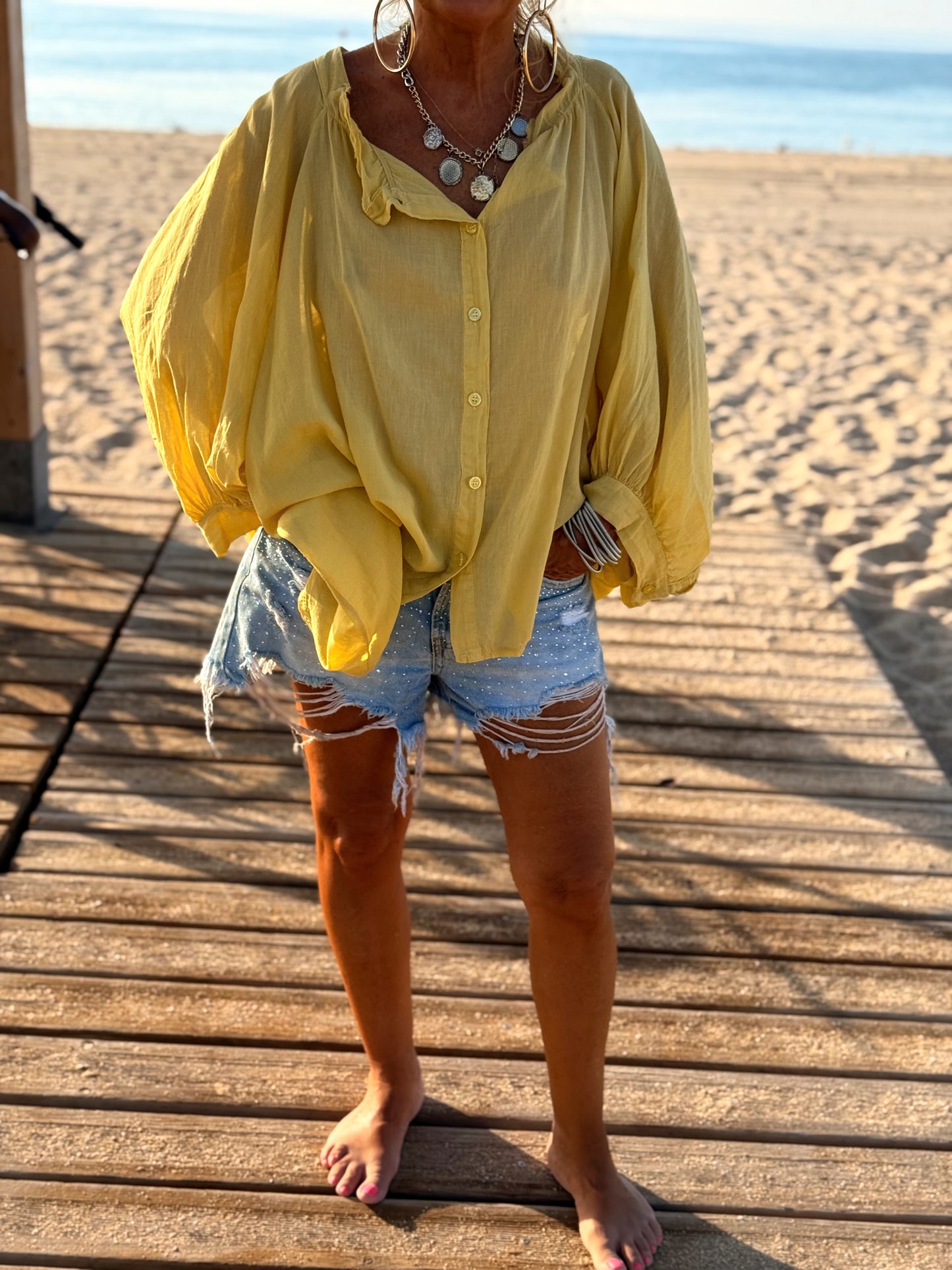 BLUSA OVERSIZE NINA MULTICOLOR
