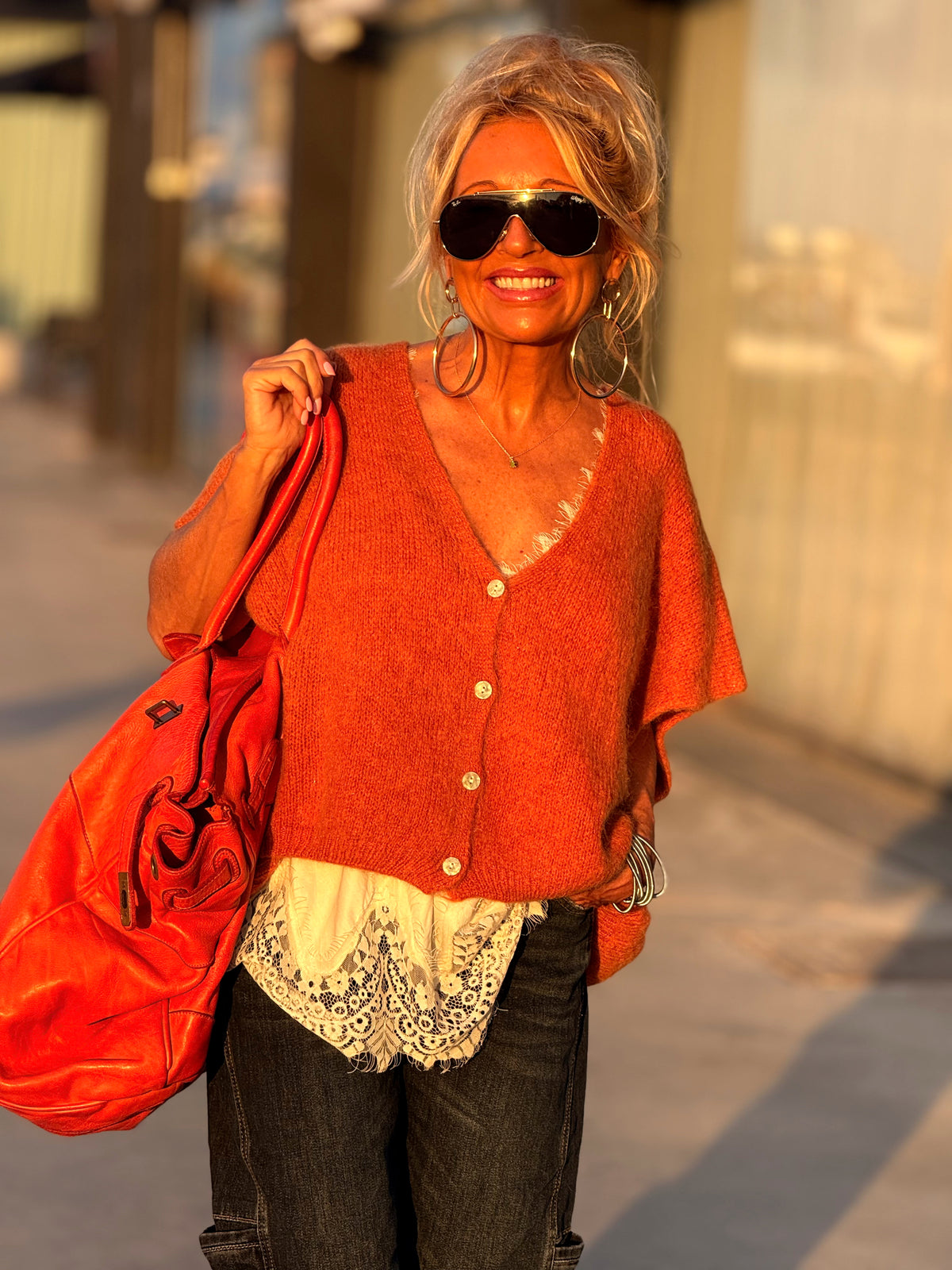 CHALECO OVERSIZE MARIANA MULTICOLOR
