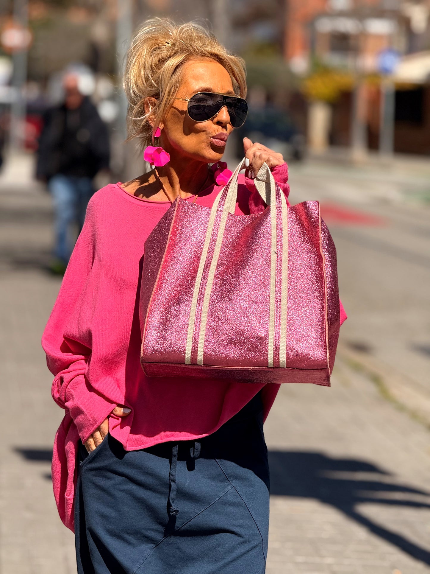 BOLSO BRILLANTE FARO MULTICOLOR