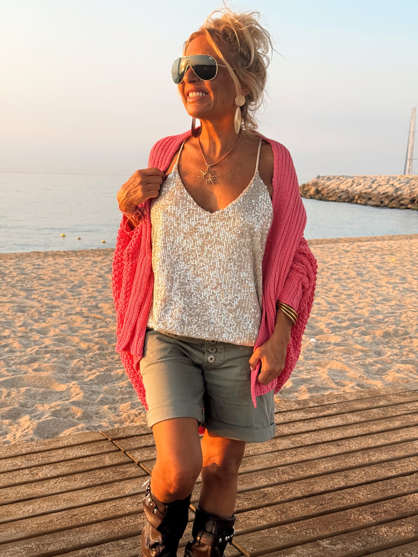 CHAQUETA AGUJERO SABINE MULTICOLOR