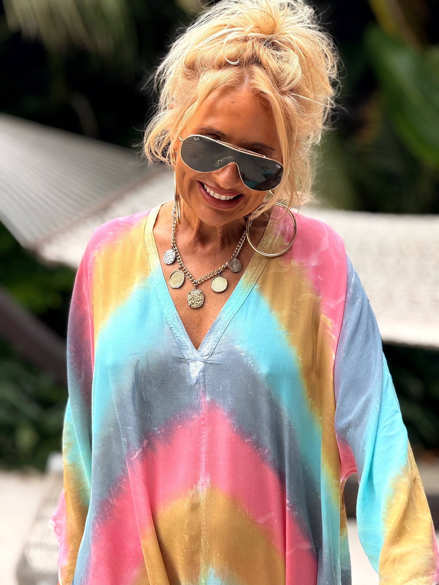 VESTIDO OVERSIZE IBIZA MULTICOLOR
