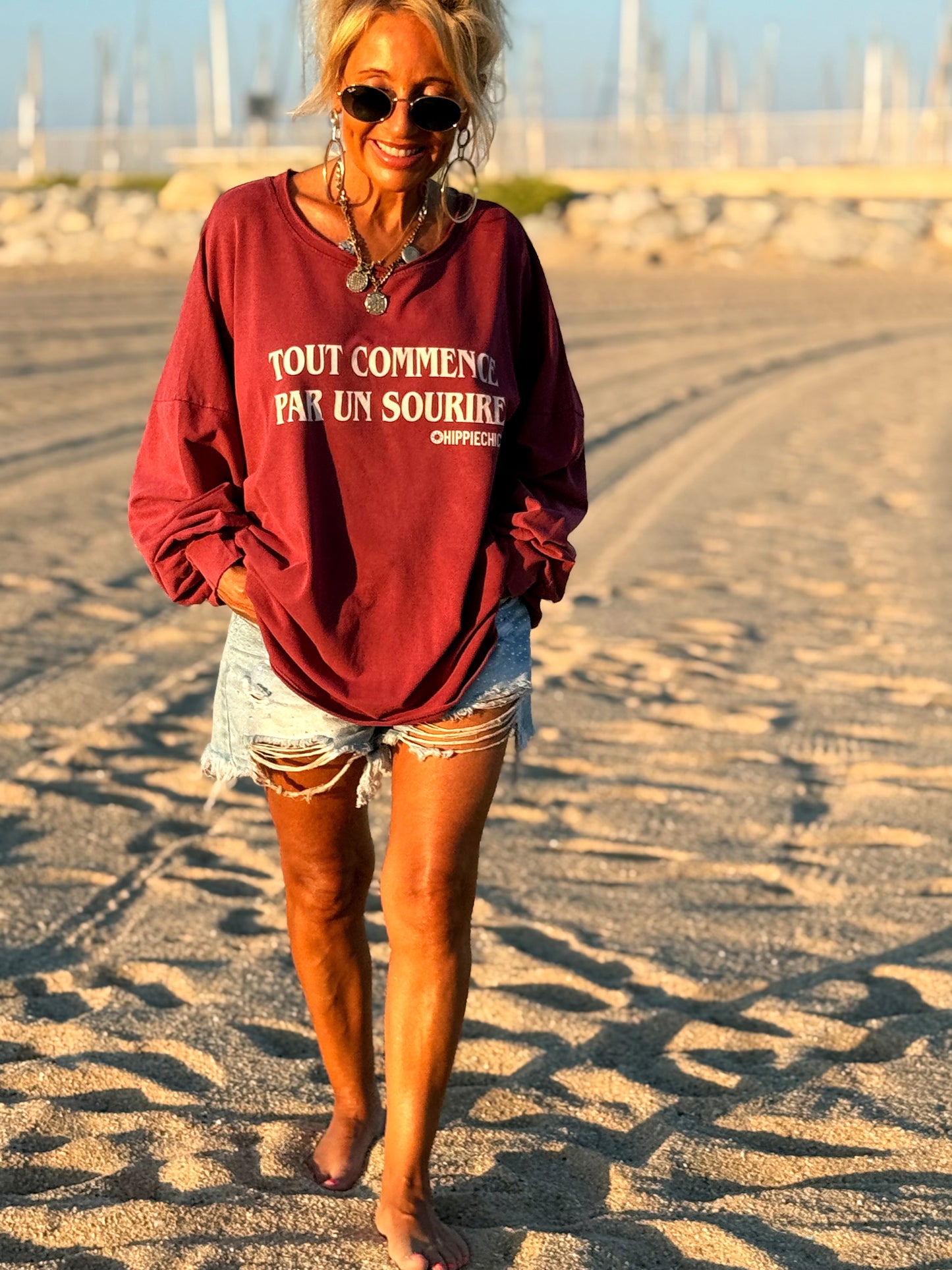 SUDADERA OVERSIZE TOUT COMMENCE... MULTICOLOR
