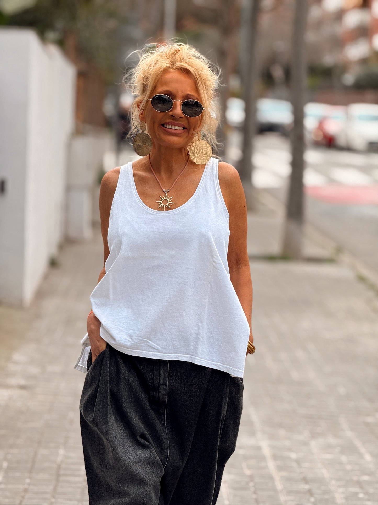 JEANS VAQUEROS BAGGY OVERSIZETHOMAS GRIS OSCURO