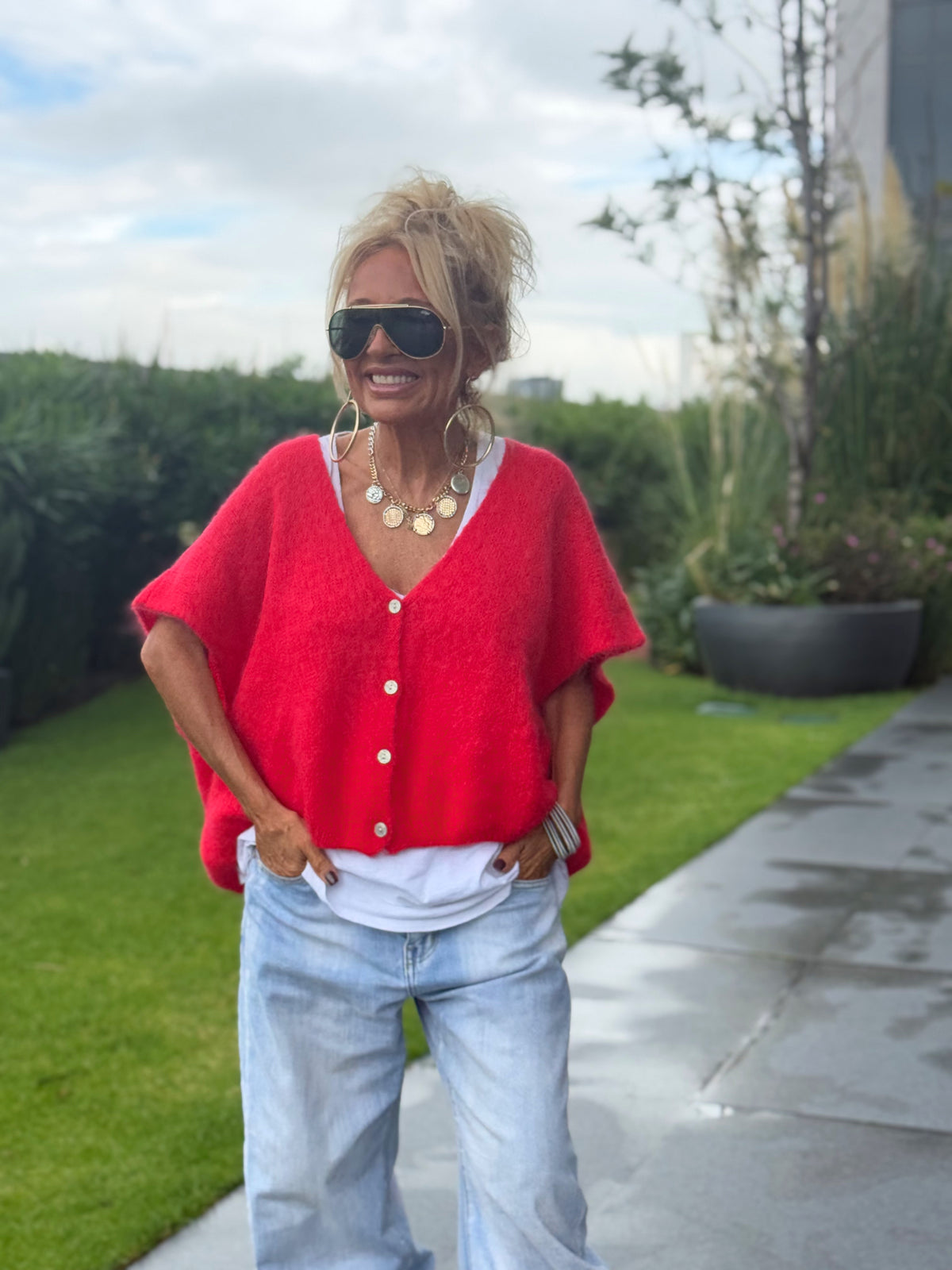 CHALECO OVERSIZE MARIANA MULTICOLOR