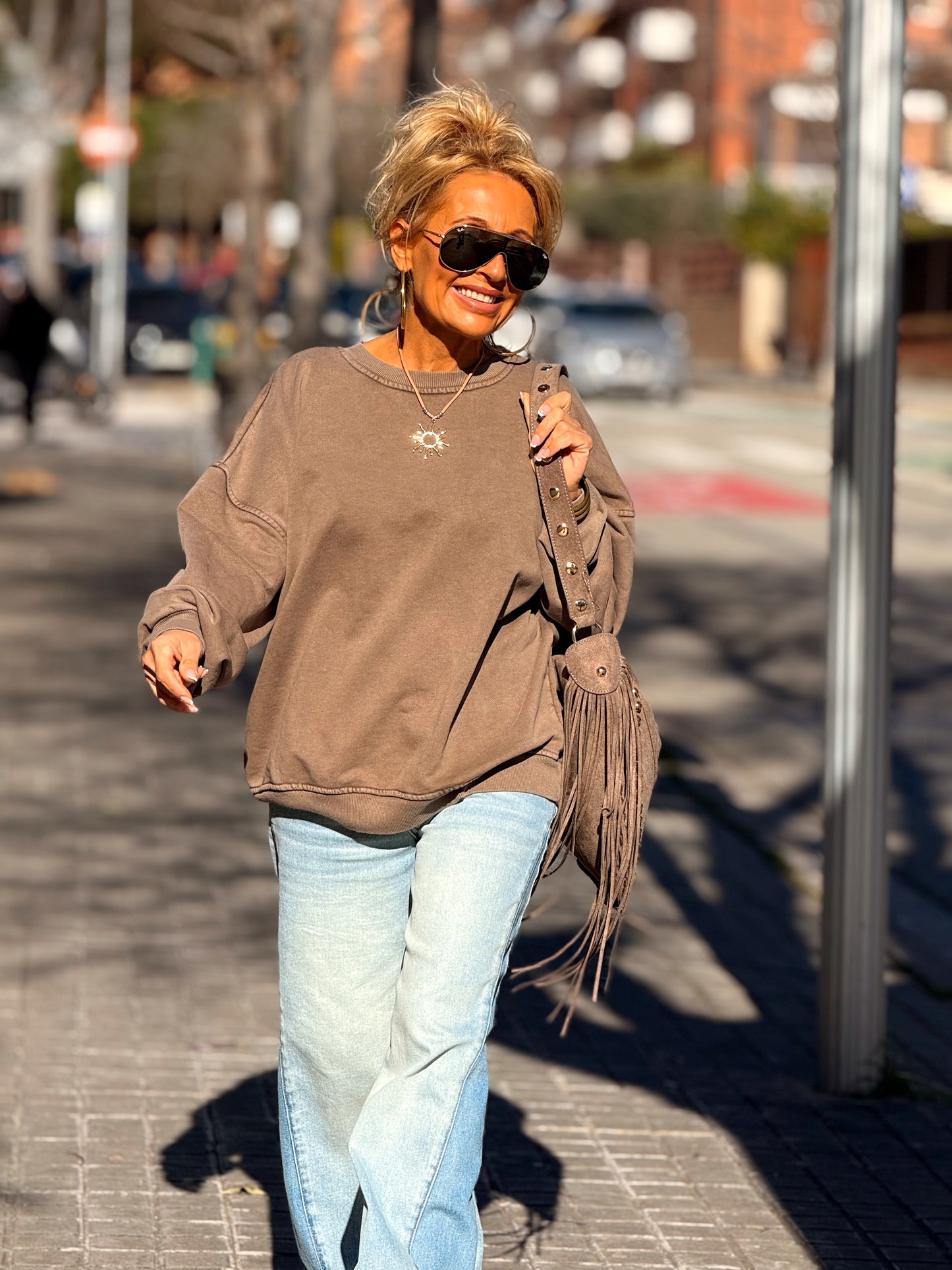 SUDADERA MILA MULTICOLOR