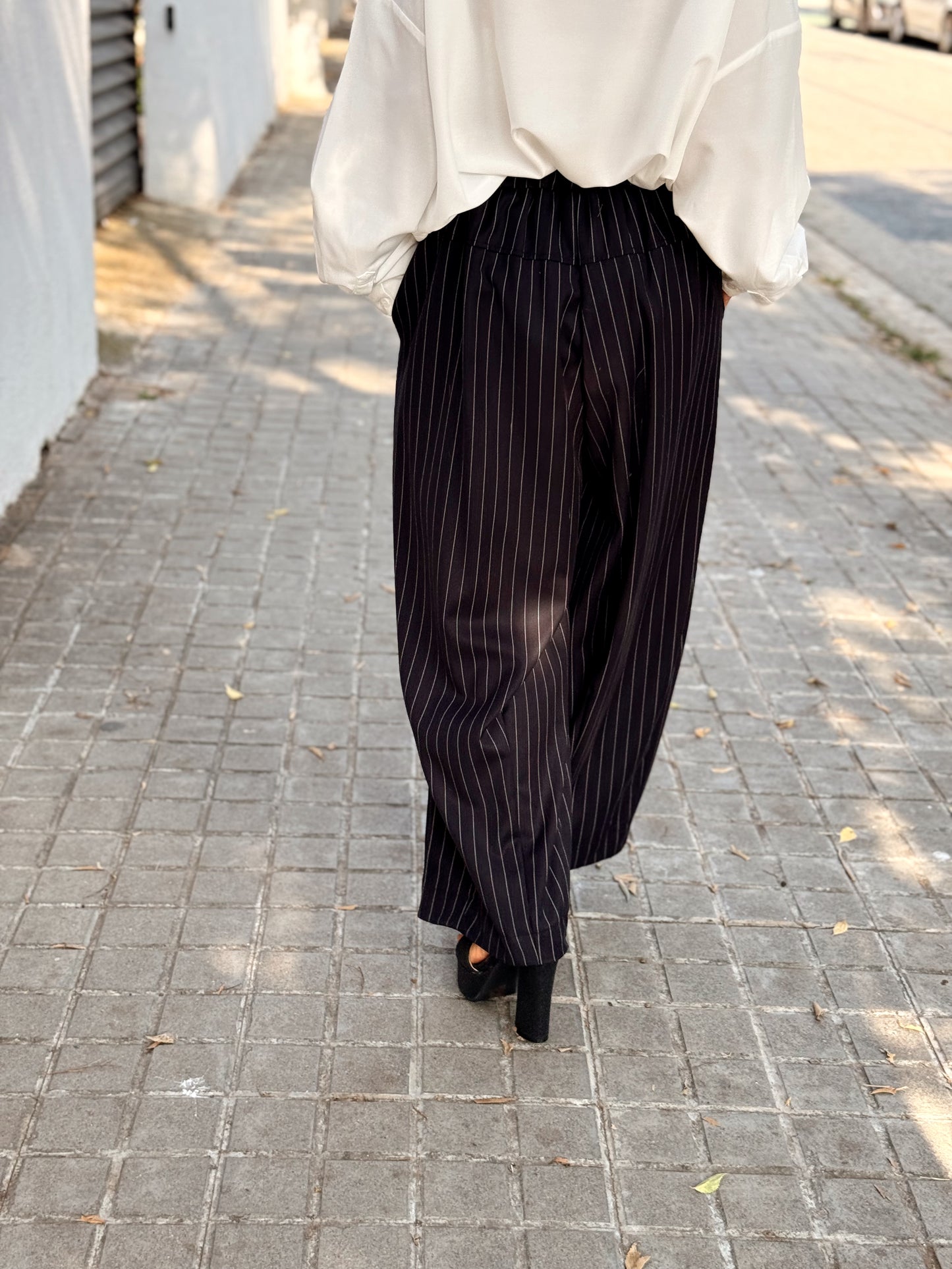 PANTALON OVERSIZE RAYAS MULTICOLOR