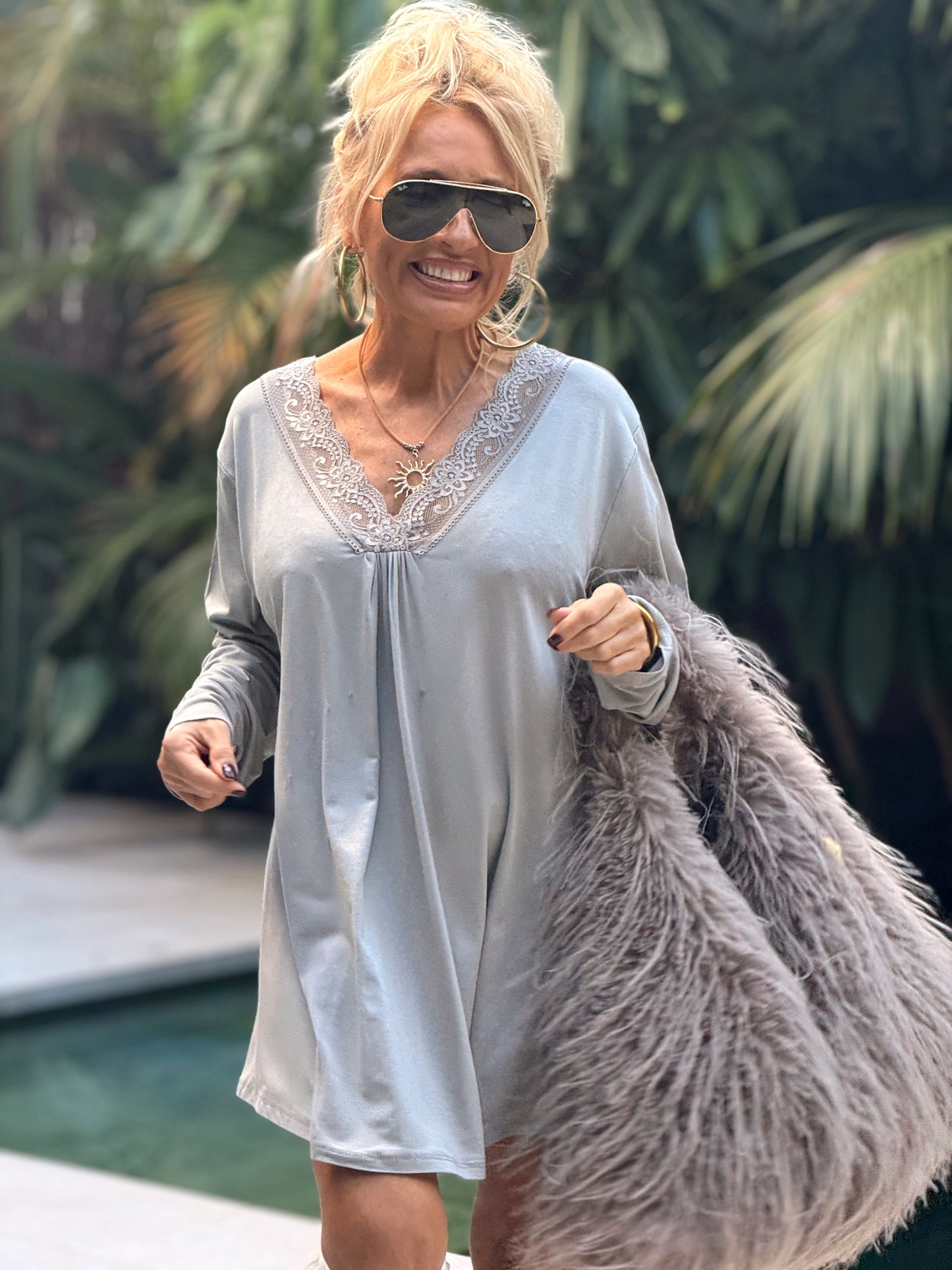 CAMISETA LENCERO SUPER OVERSIZE ESTHER MULTICOLOR