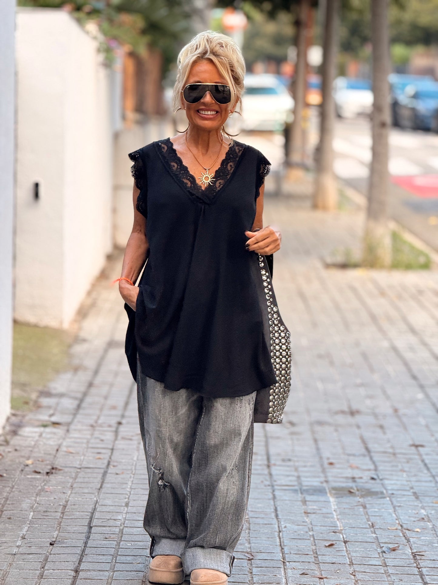 TOP LENCERO SUPER OVERSIZE MAGALY MULTICOLOR