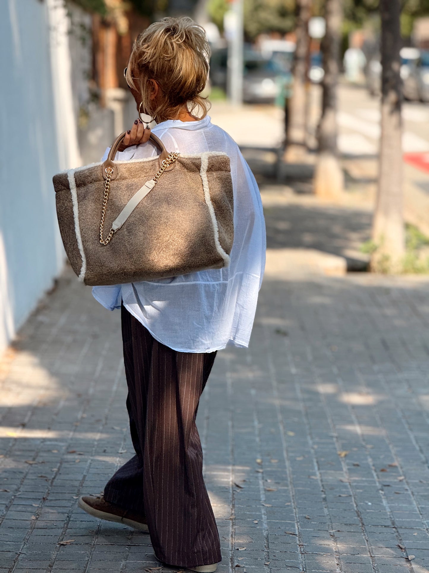 PANTALON OVERSIZE RAYAS MULTICOLOR