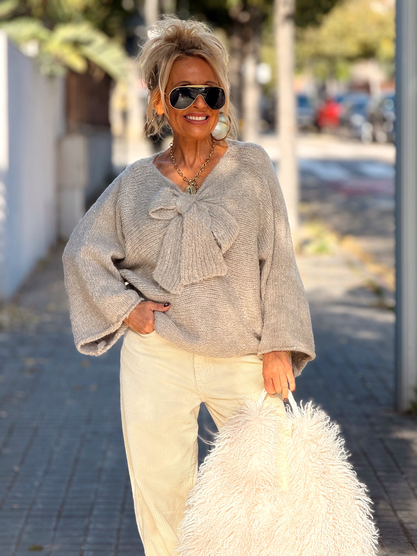 JERSEY CON LAZO MULTICOLOR