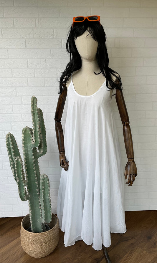 VESTIDO GRÉCIA BLANCO