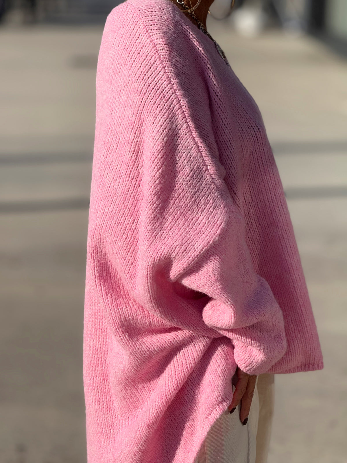 JERSEY OVERSIZE ASIMÉTRICO MULTICOLOR