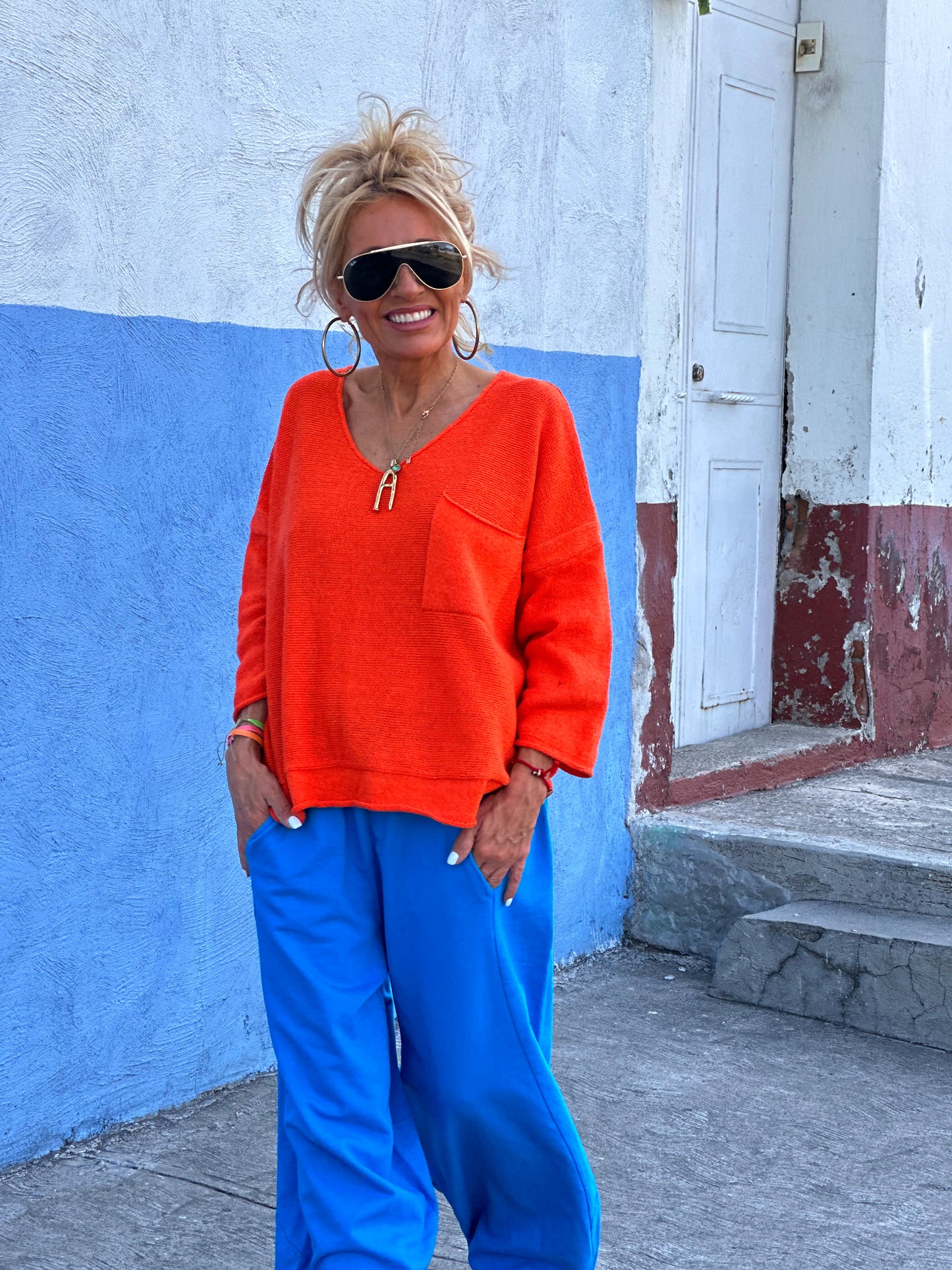 PANTALÓN VITA AZUL