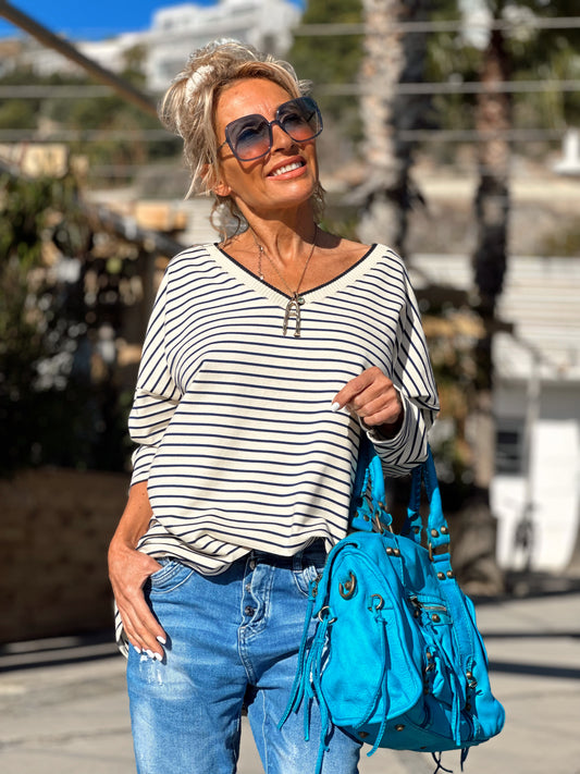 SUDADERA RAYAS MULTICOLOR