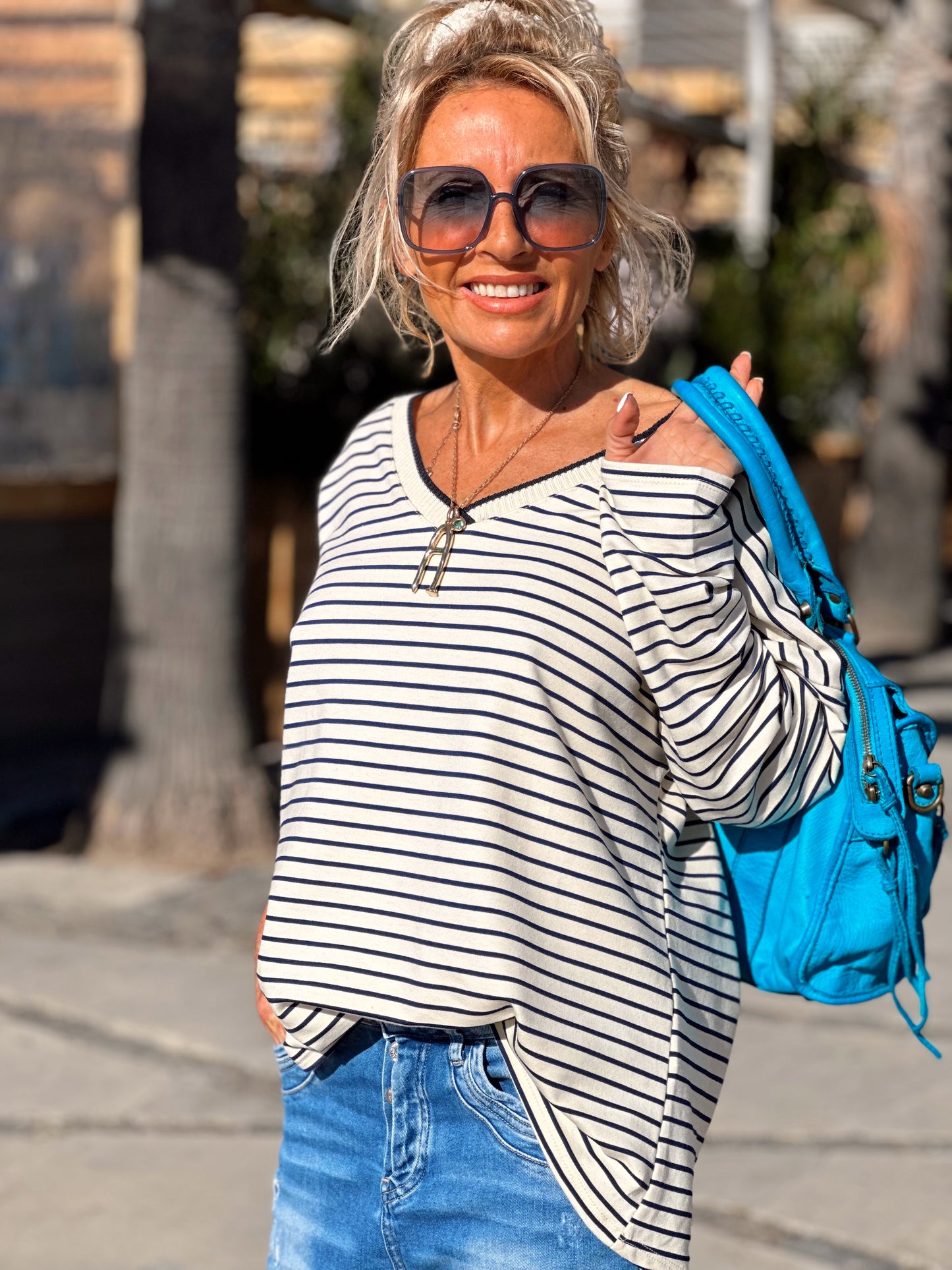 SUDADERA RAYAS MULTICOLOR