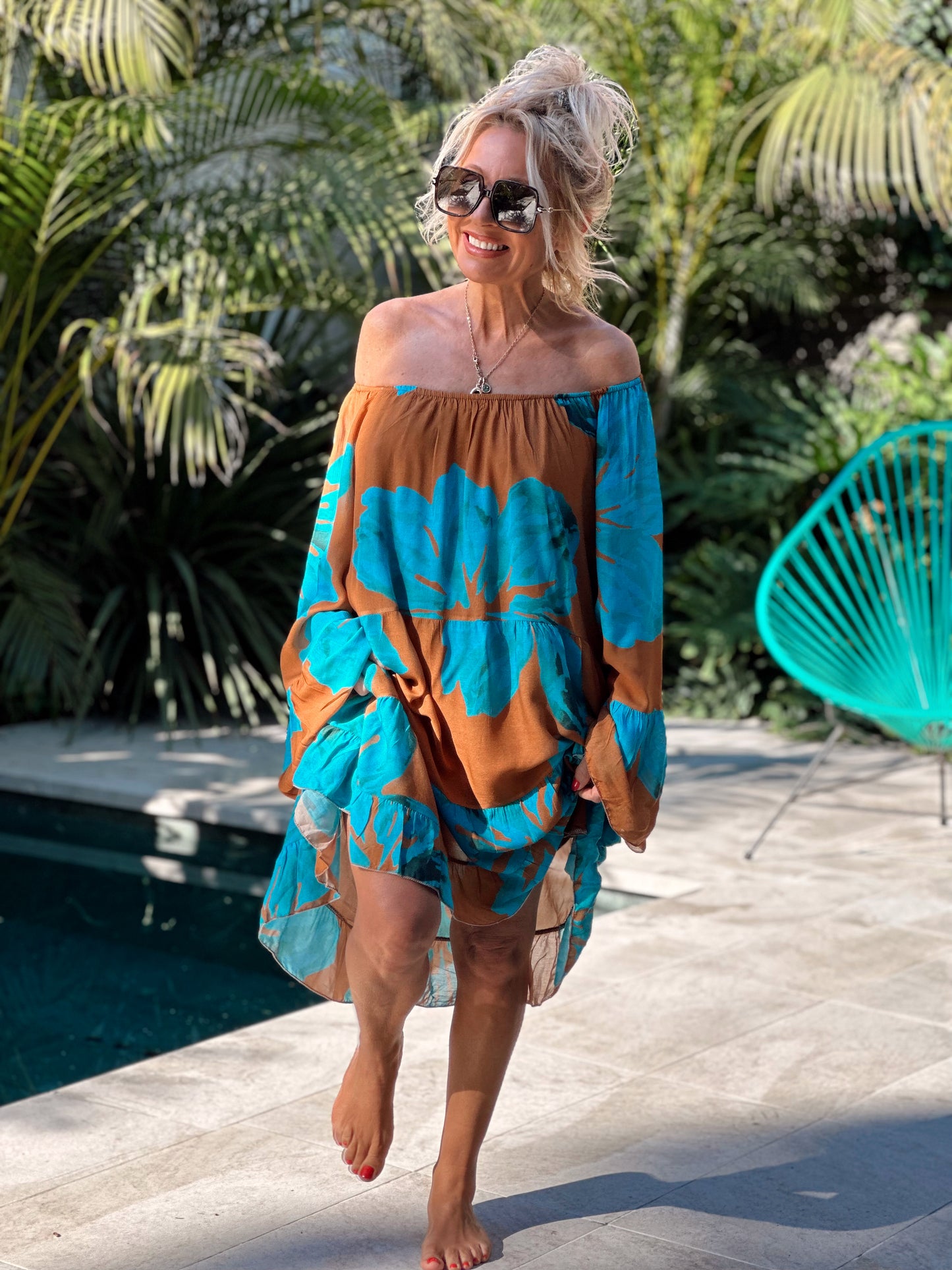 VESTIDO ESTAMPADO AMADEA