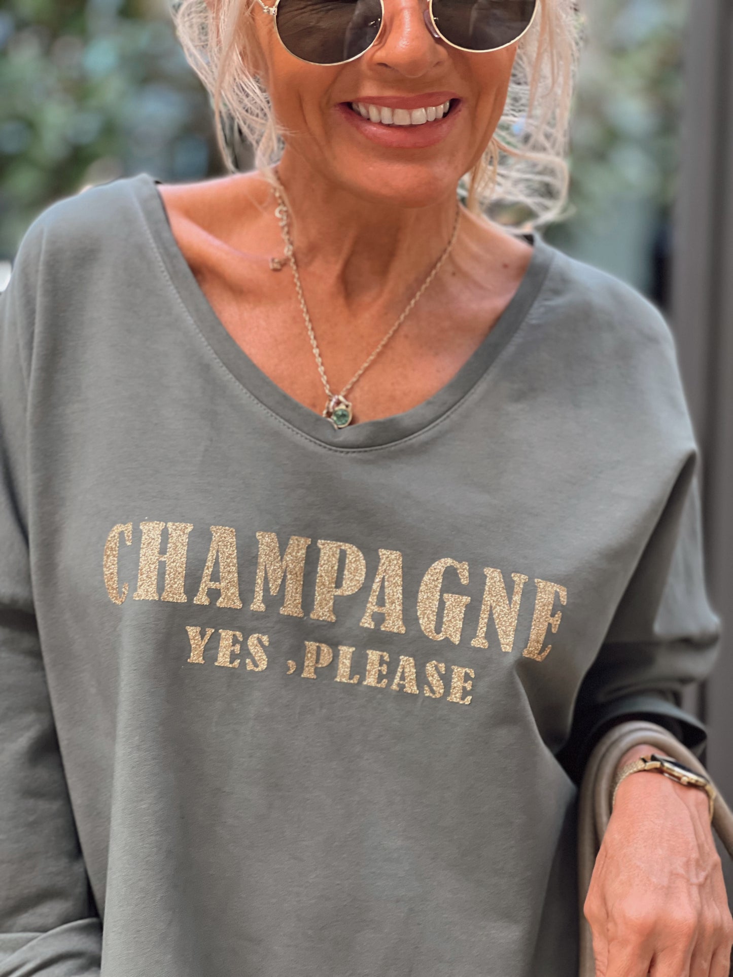 SUDADERA CHAMPAGNE KAKI