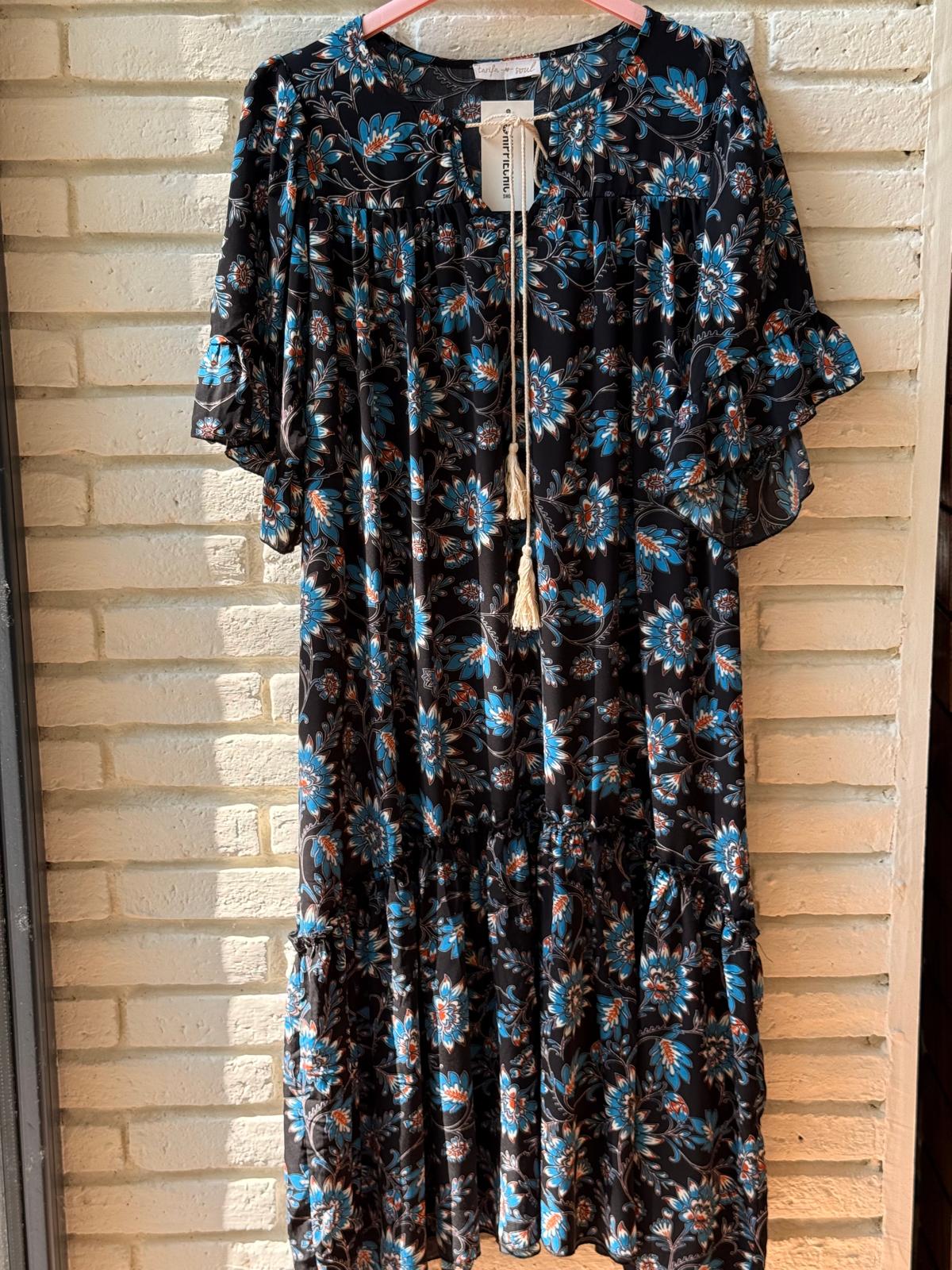 VESTIDO ESTAMPADO FLOR MULTICOLOR