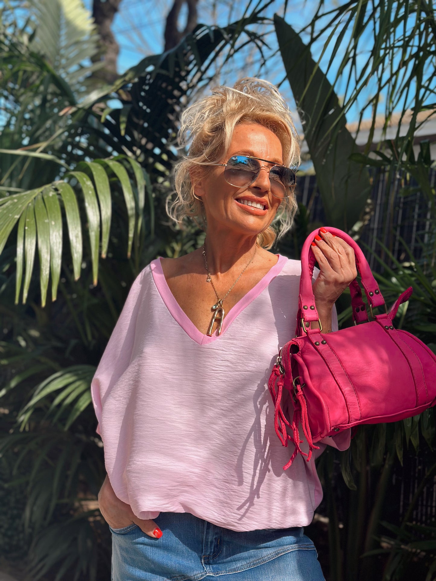 BOLSO MINI IBIZA FUCSIA