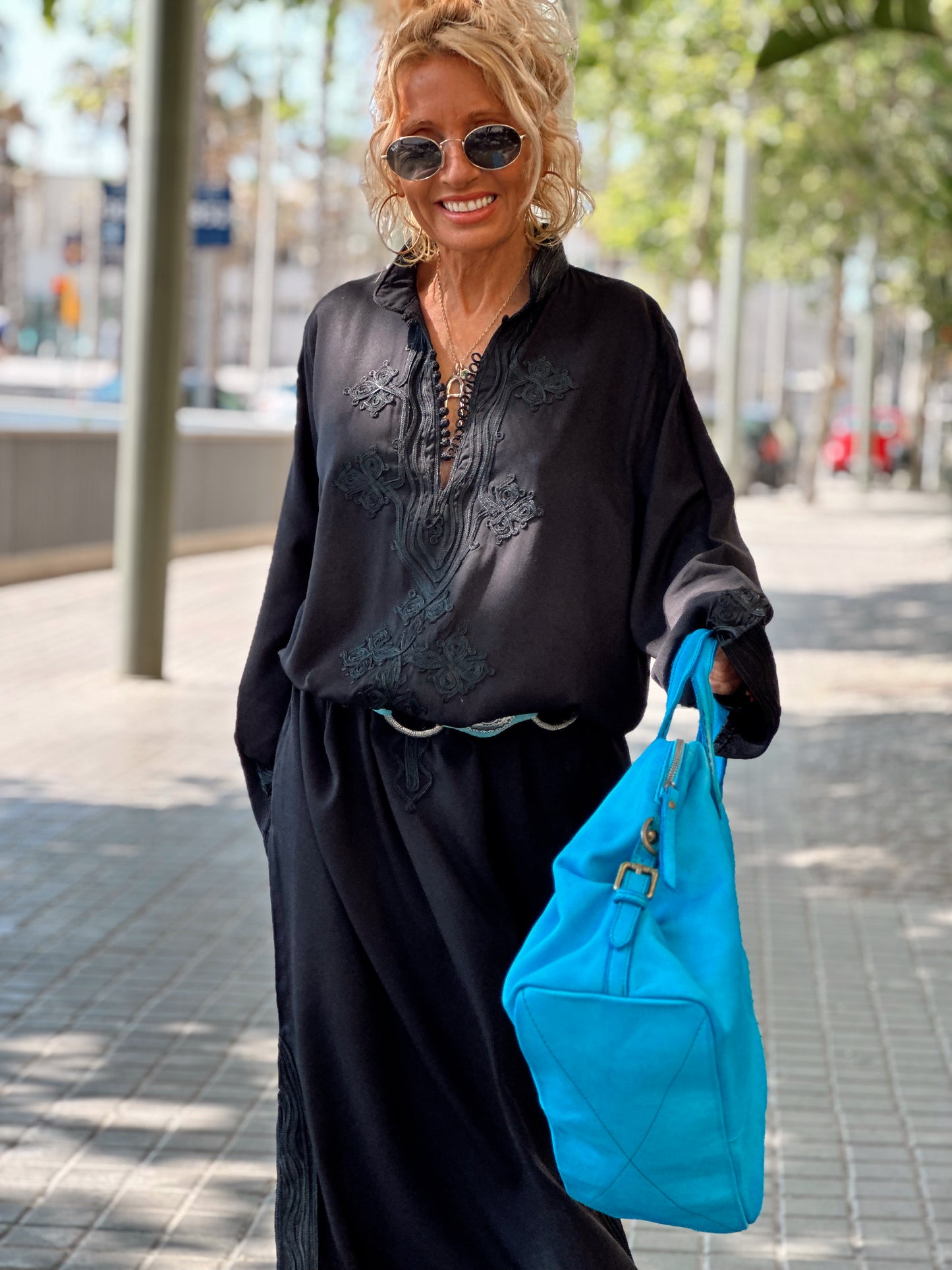 VESTIDO LONG JAD NEGRO