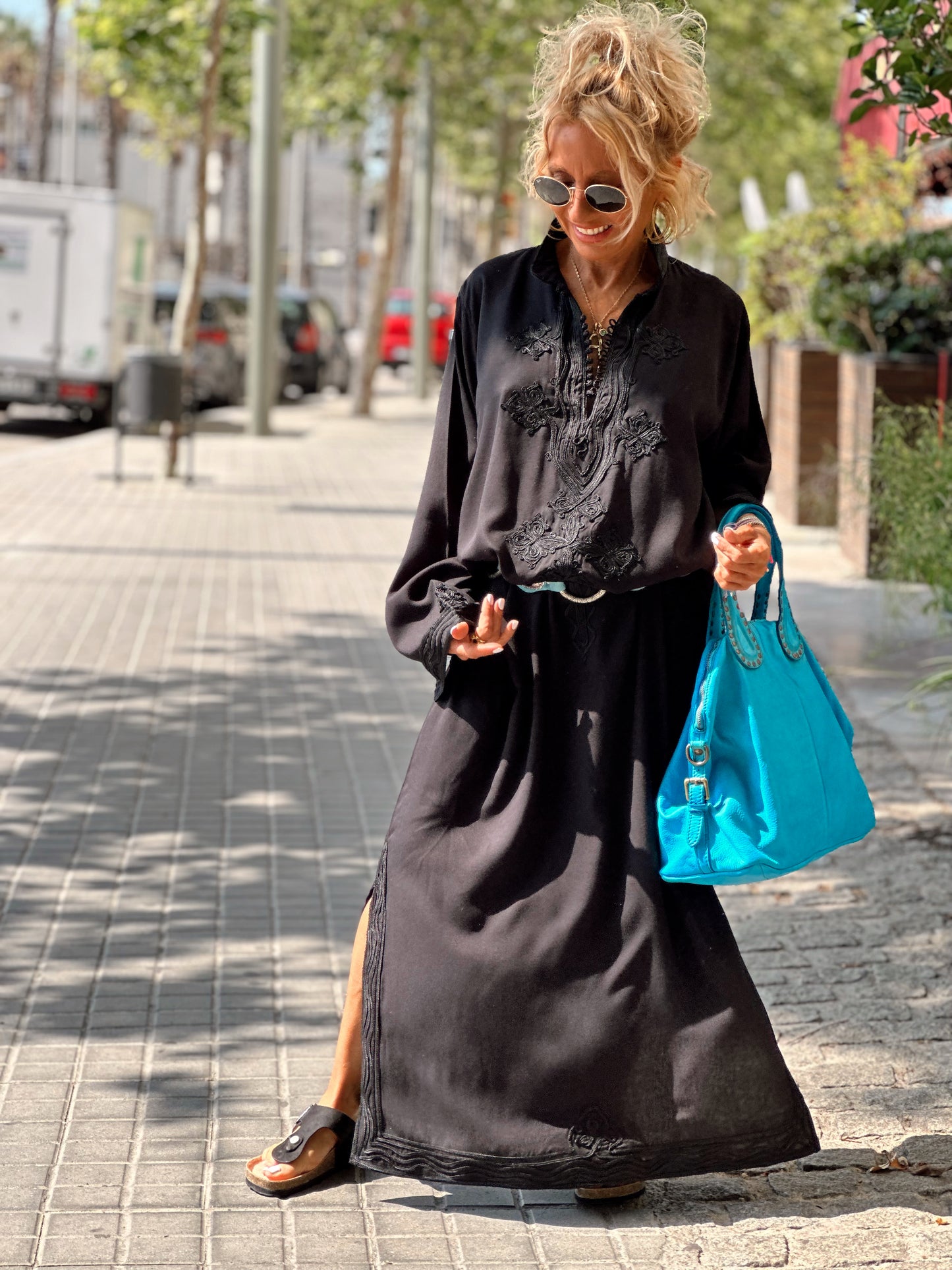 VESTIDO LONG JAD NEGRO