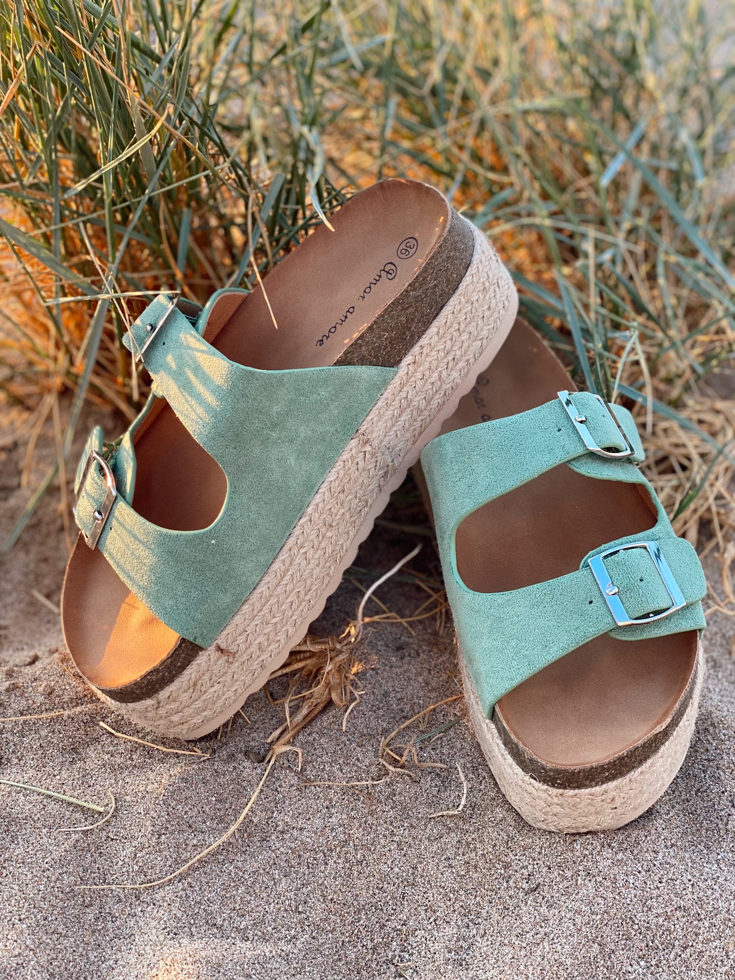 SANDALIAS PLATAFORMAS MENTA